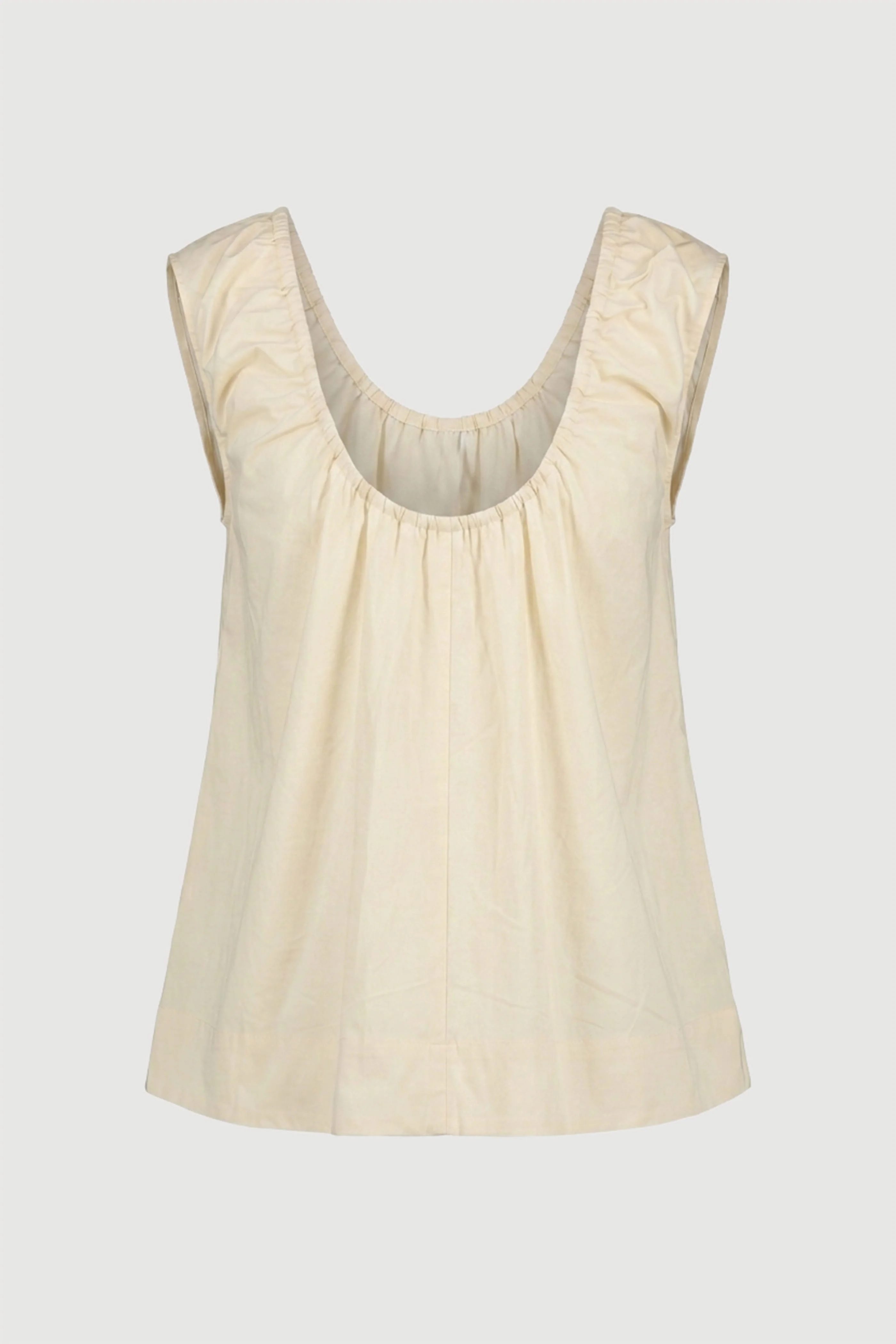 Abby Organic Cotton U-Neck Top - Image 9