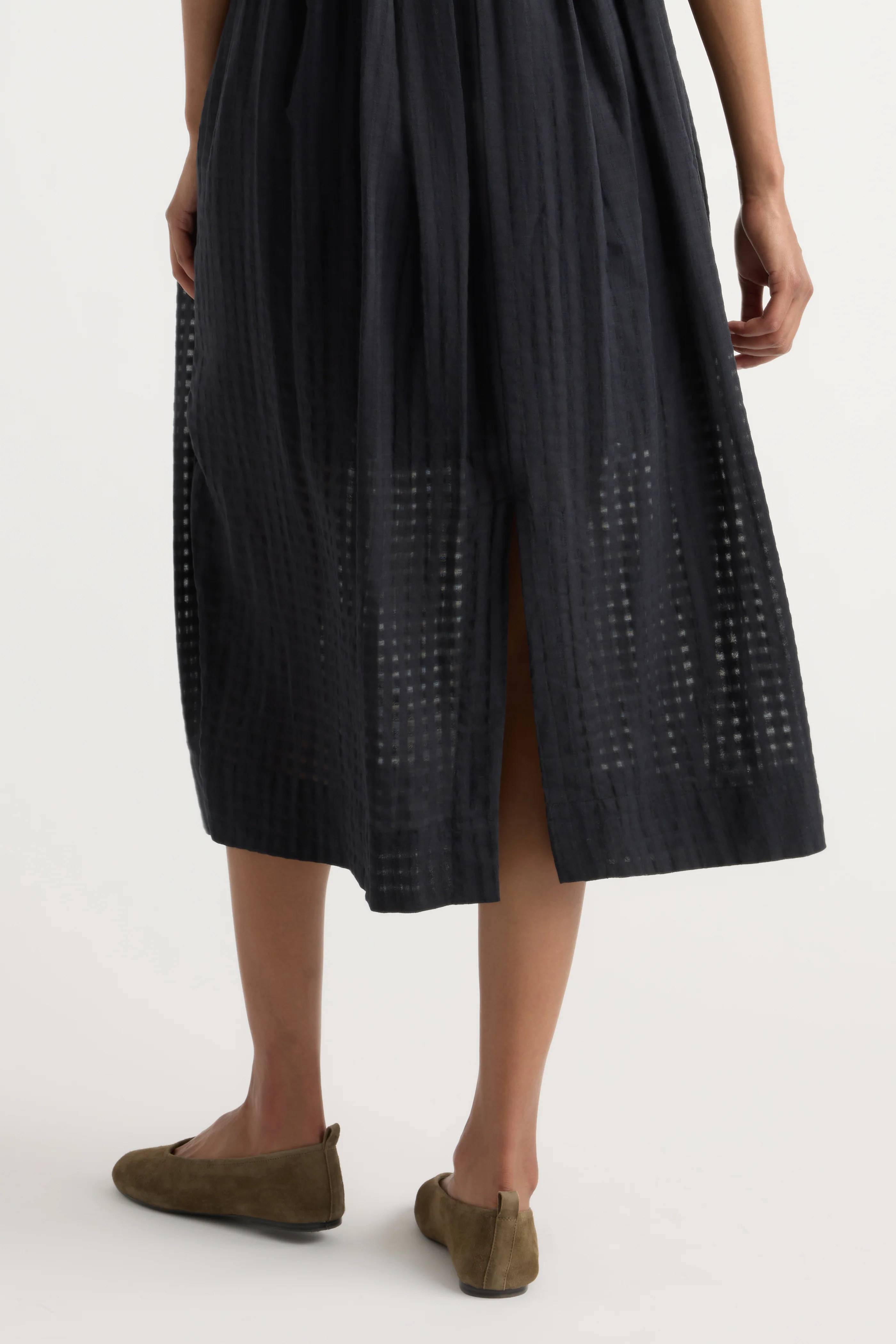 Afrodita Sweetheart Gingham Maxi Dress - Image 7