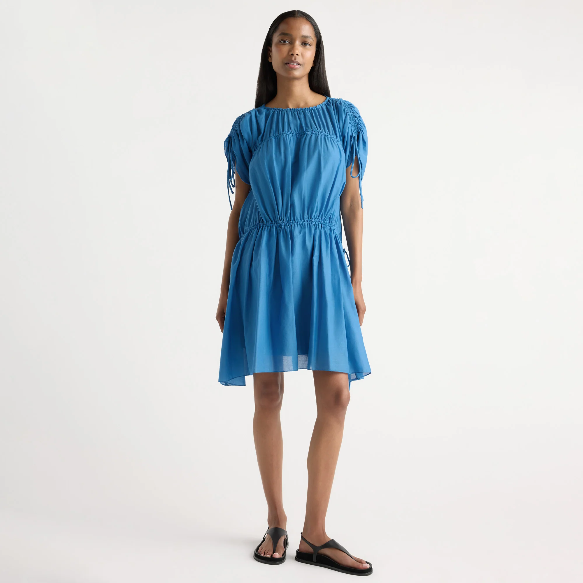 Akemi Tie-Shoulder Organic Cotton Dress