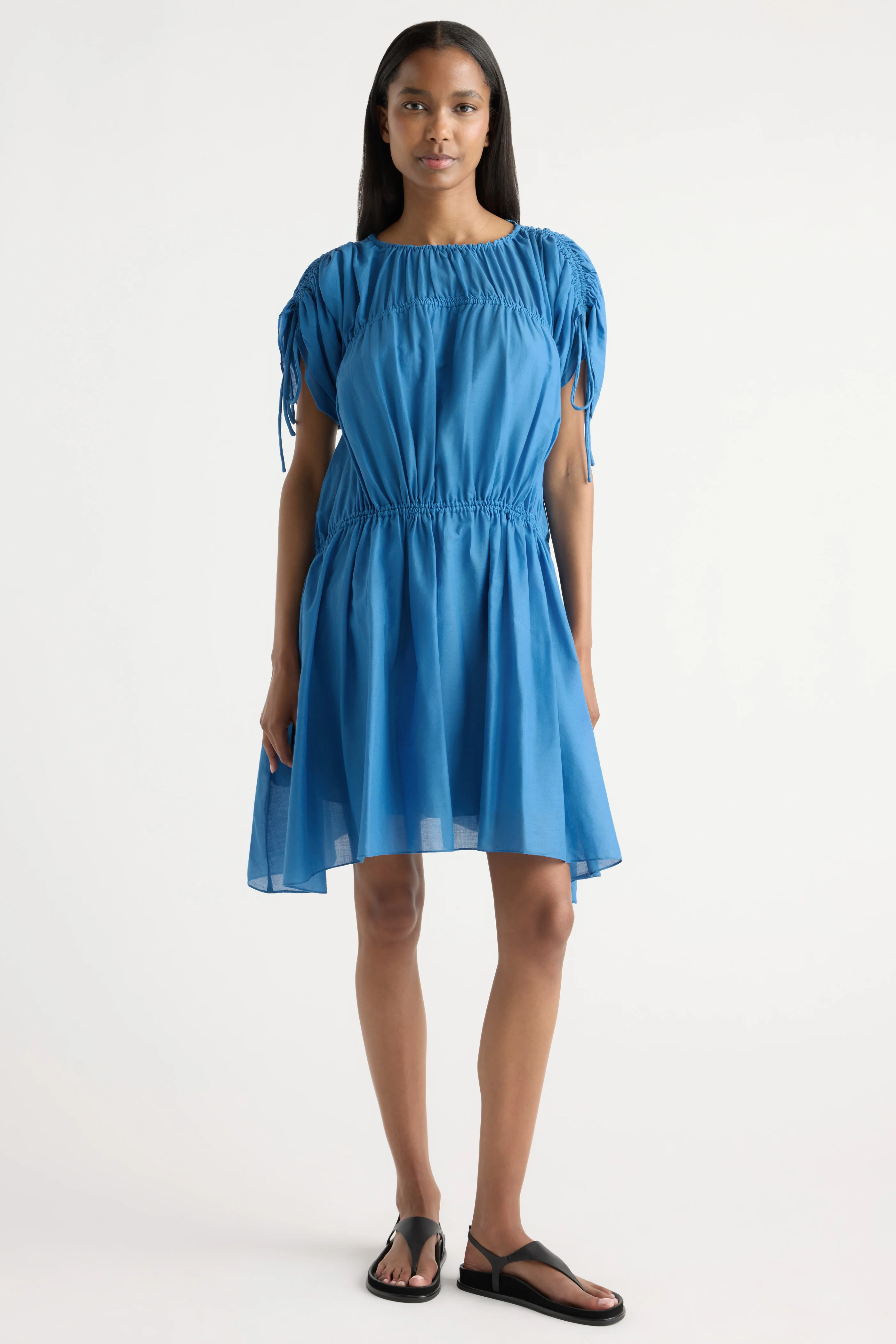 Akemi Tie-Shoulder Organic Cotton Dress - Image 5
