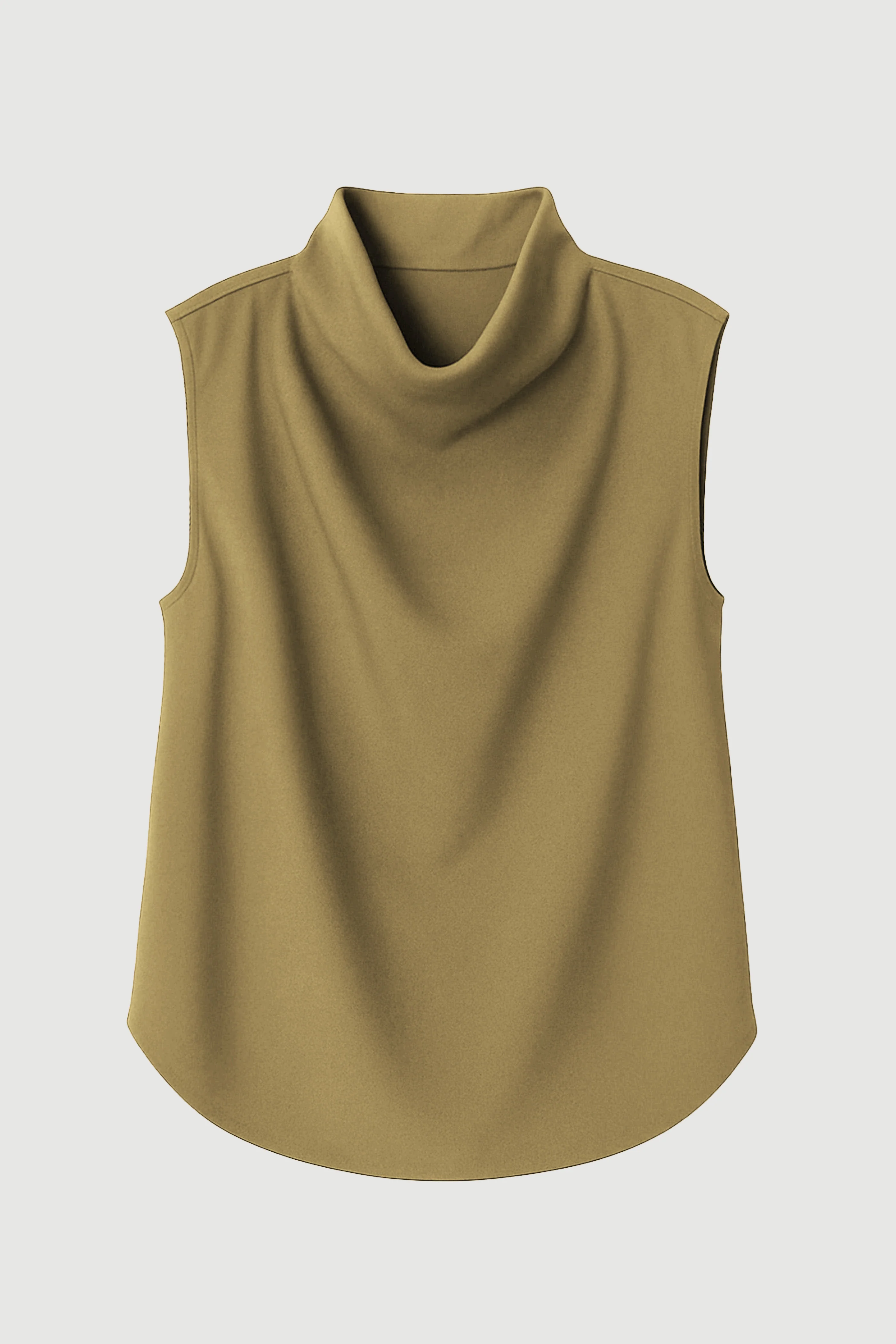 Allegra Gathered-Neck Sleeveless Blouse - Image 7