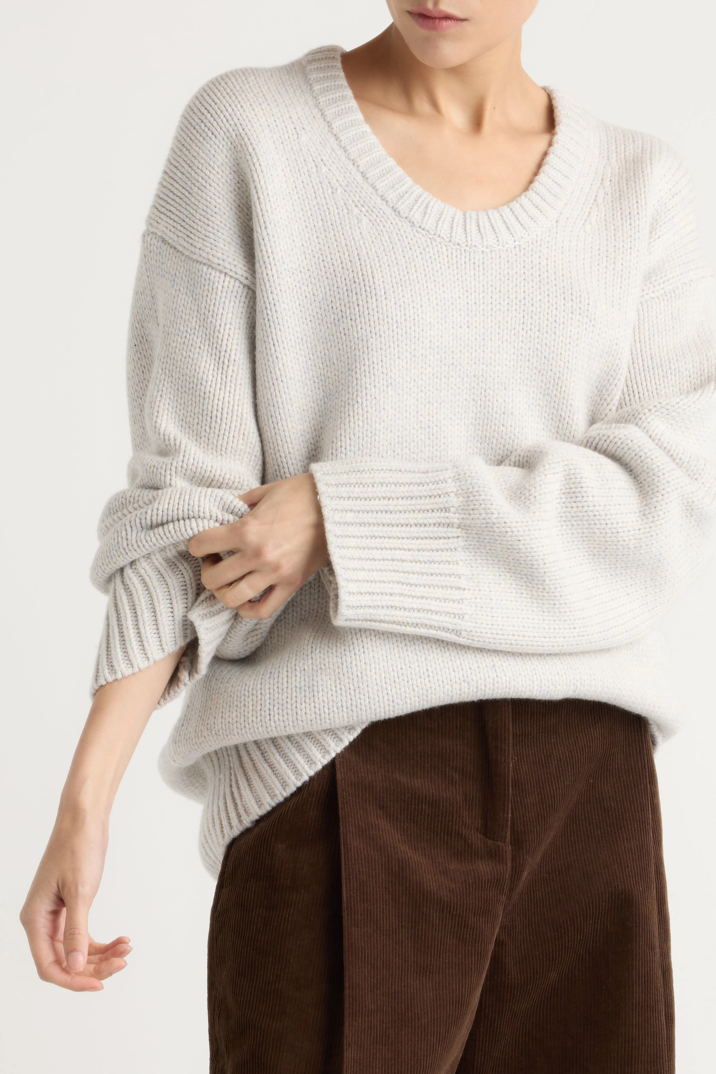 Archie Deep U-Neck Sweater - Image 4