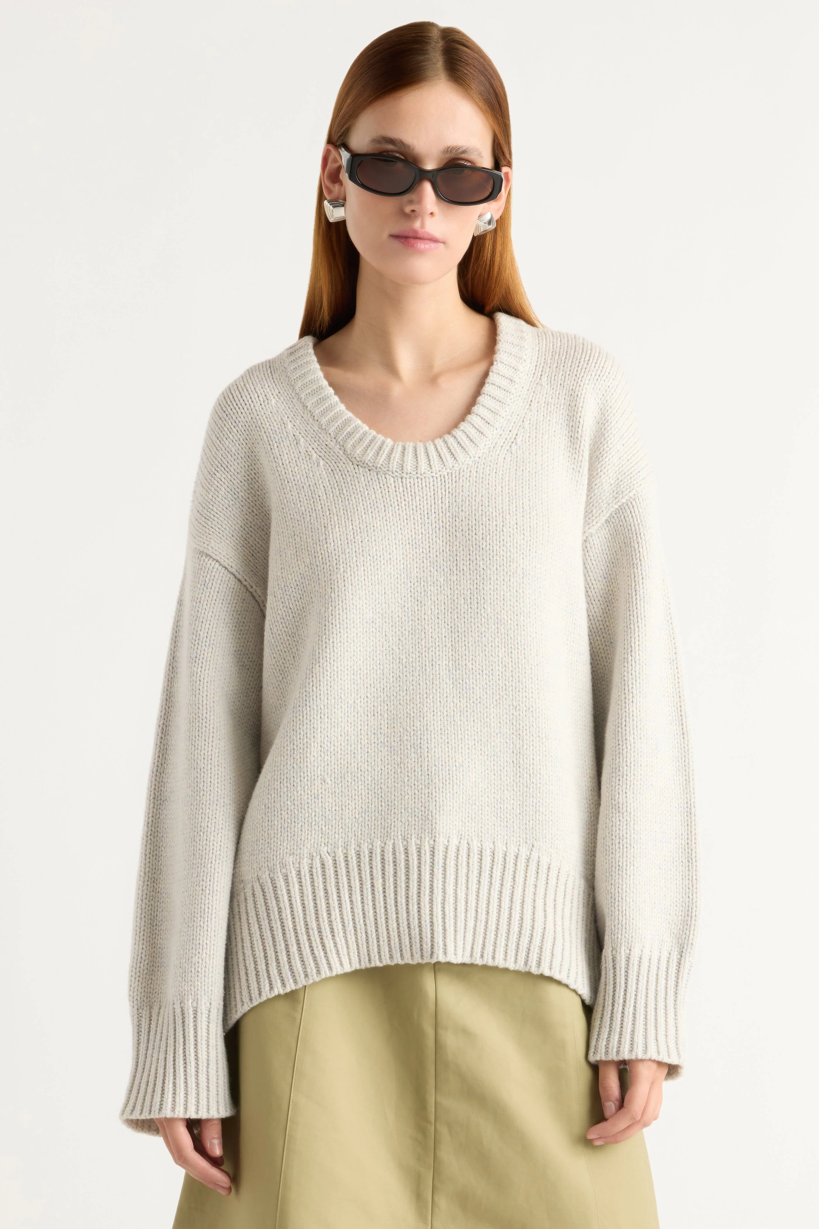 Archie Deep U-Neck Sweater - Image 7