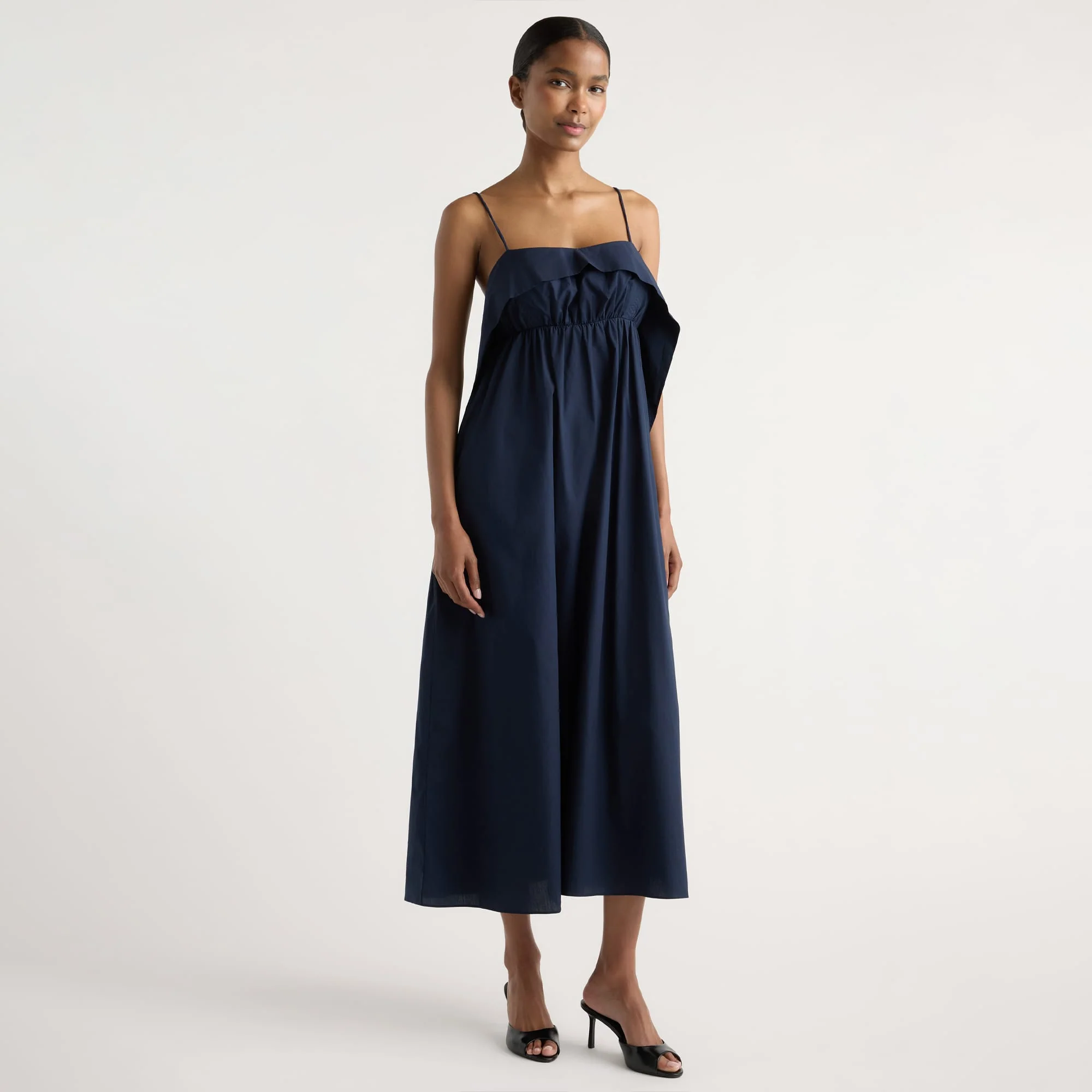 Astrid Organic Cotton Foldover Dress