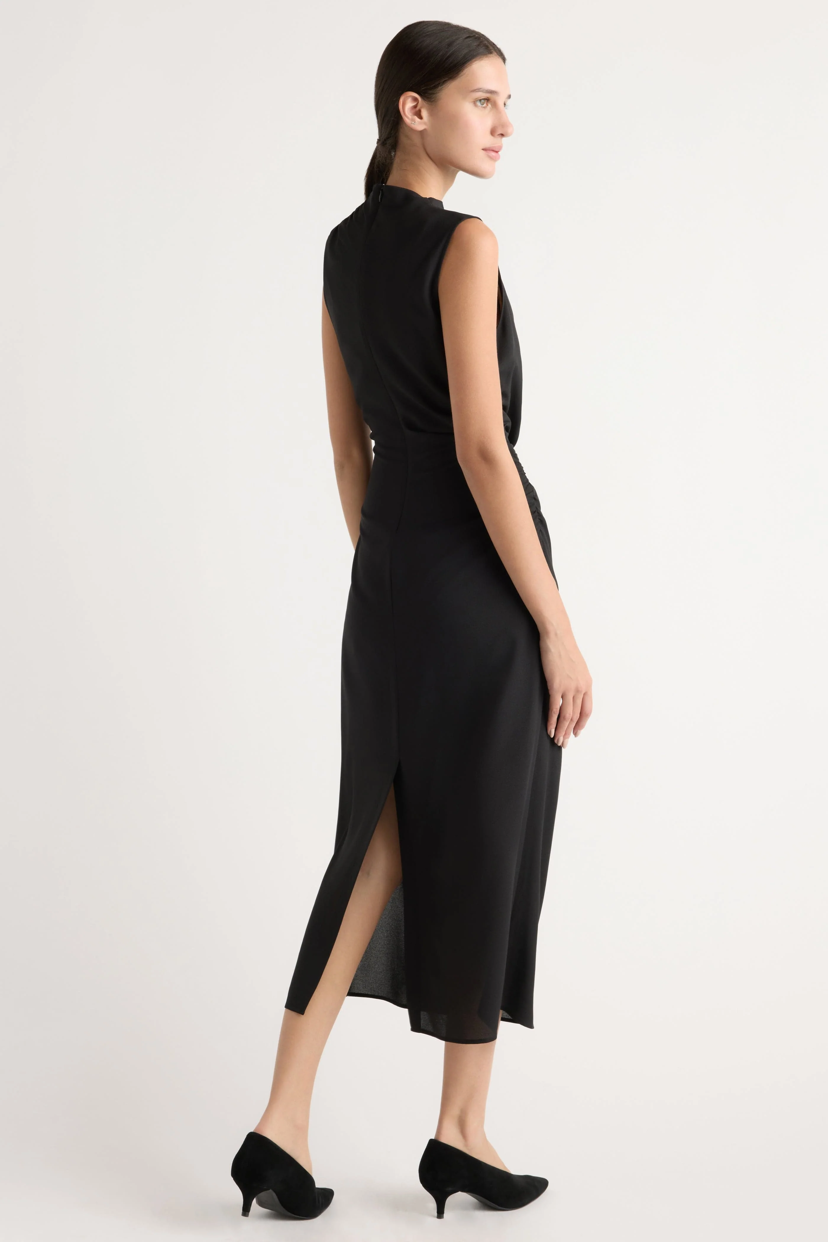 Ayelet Gathered-Neck Dress - Image 6