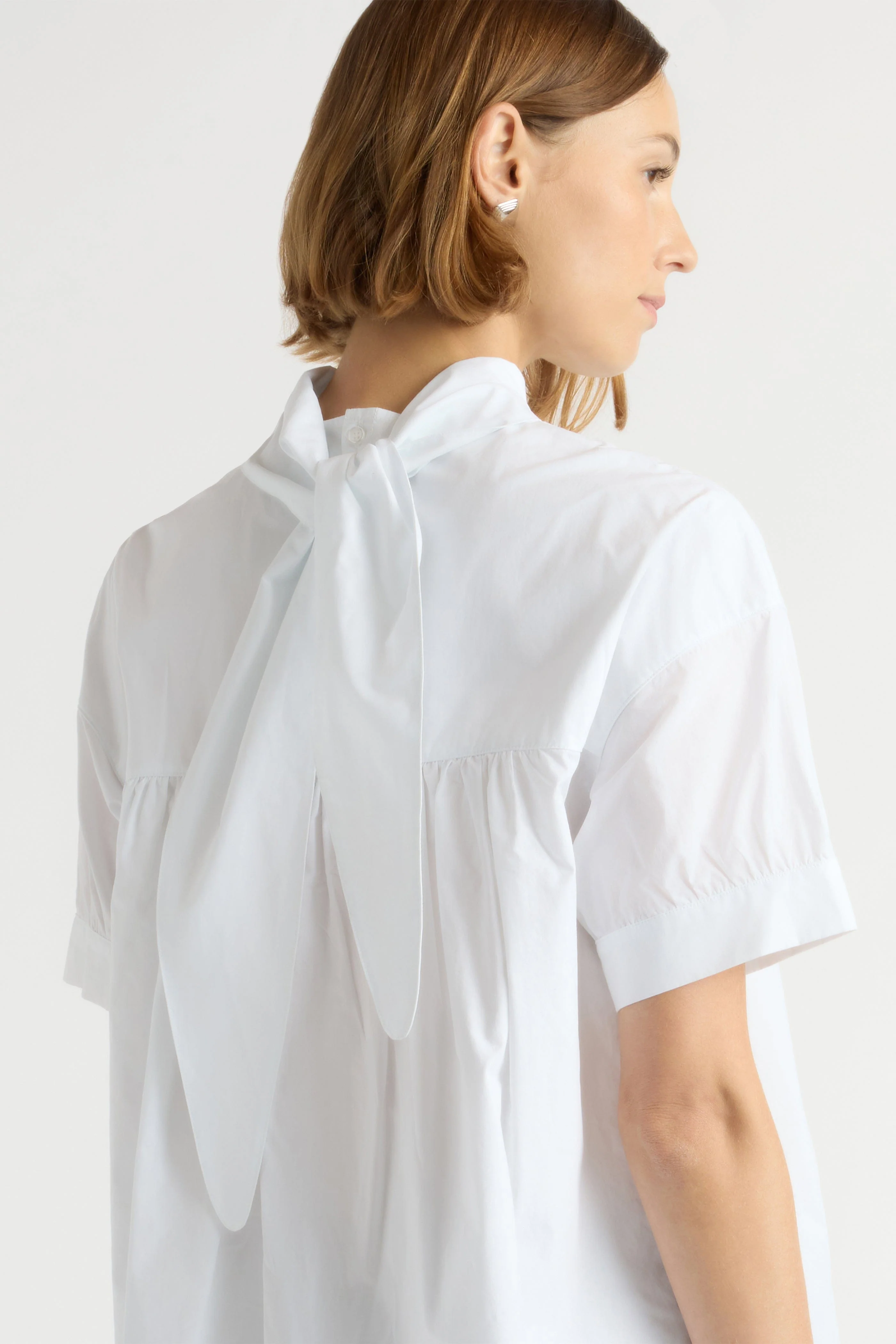 Bronte Foldover Scarf-Neck Tunic Top - Image 5