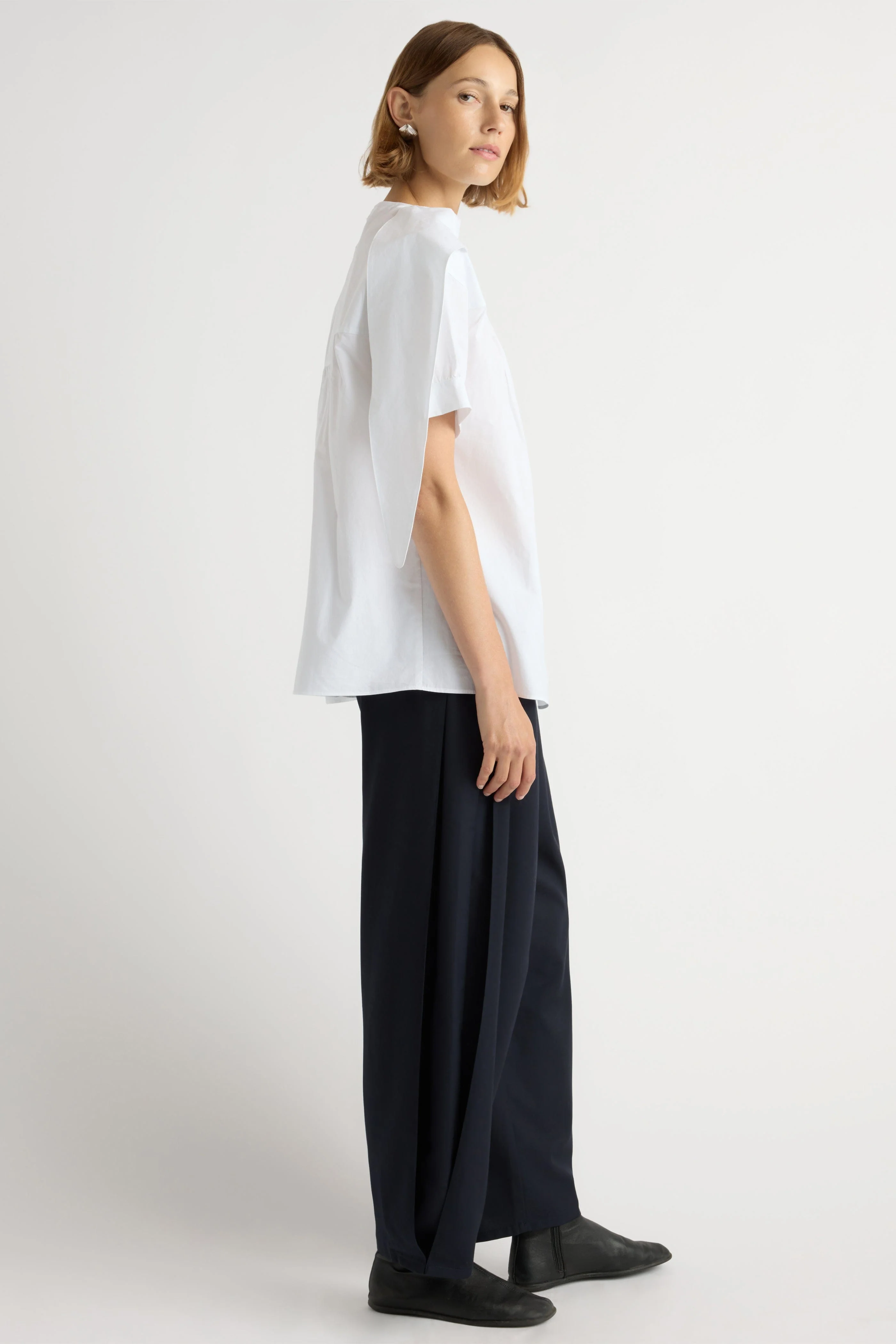 Bronte Foldover Scarf-Neck Tunic Top - Image 6