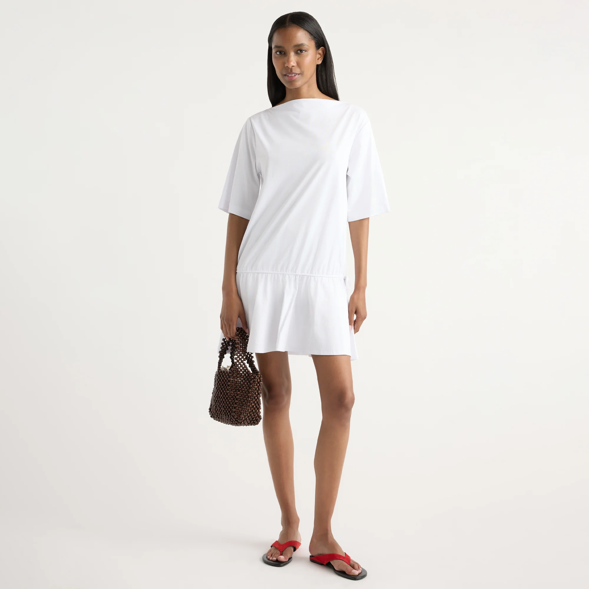 Caro Cinchable T-Shirt Dress