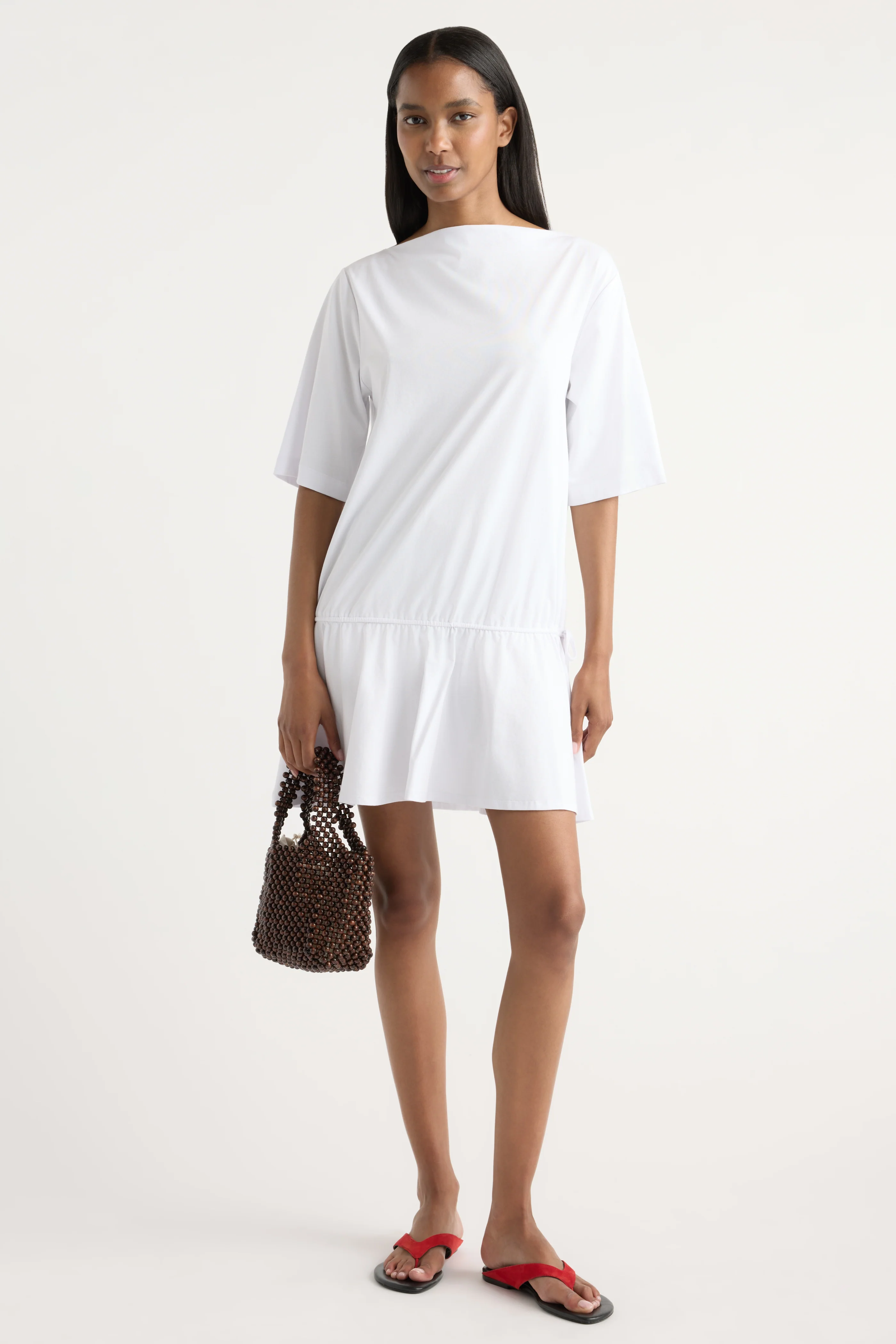 Caro Cinchable T-Shirt Dress - Image 3