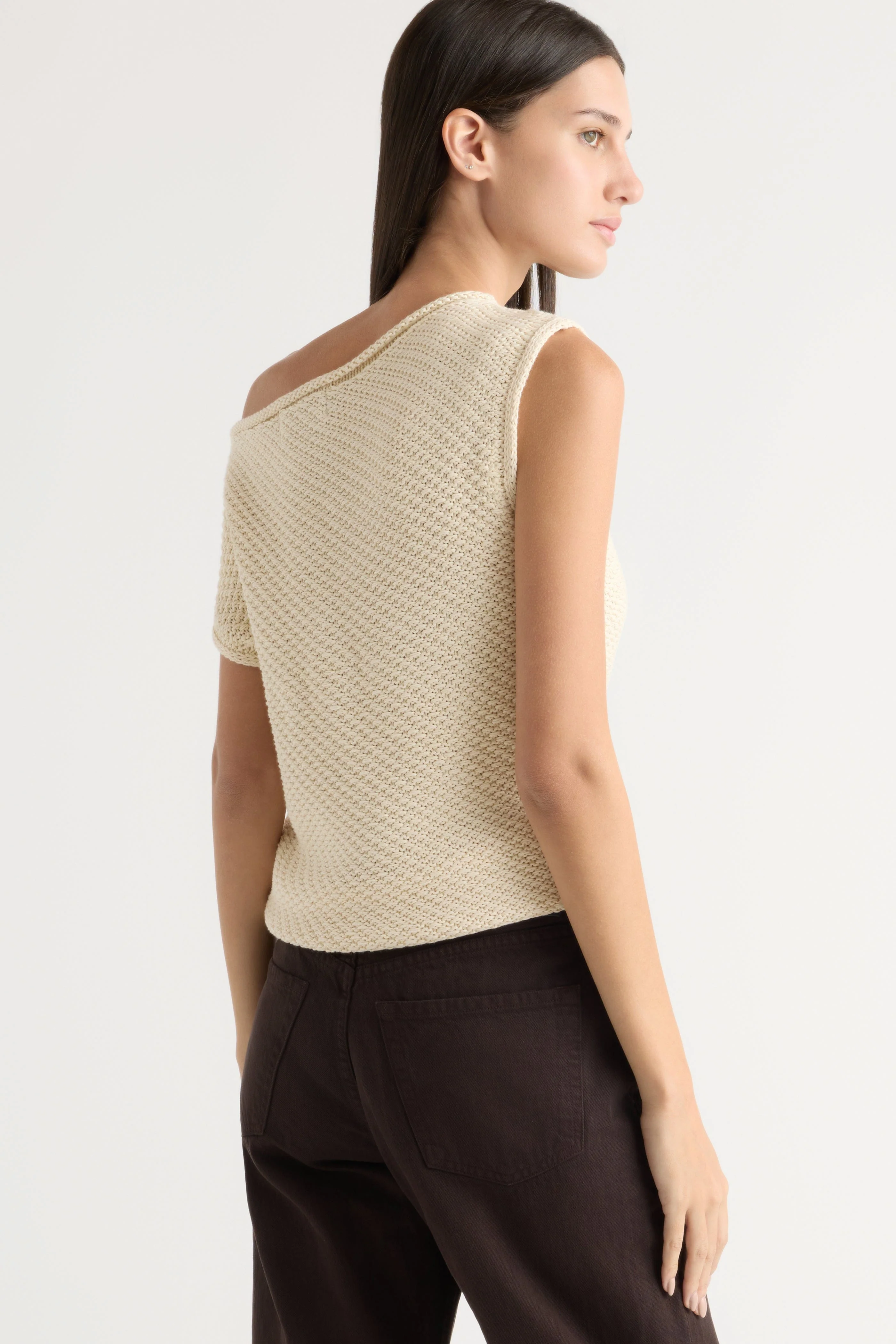 Chisa Textured Off-Shoulder Knit Top - Image 6