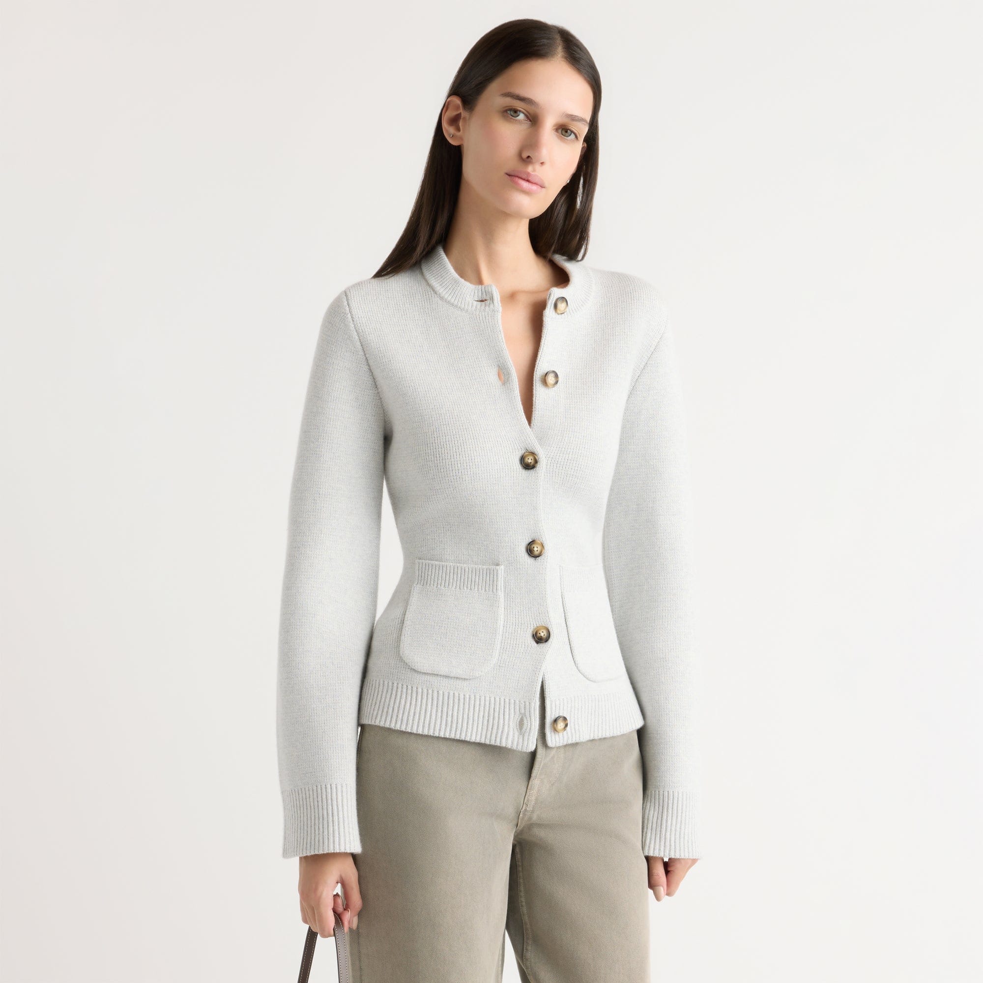 Eames Organic Cotton-Wool Cardigan