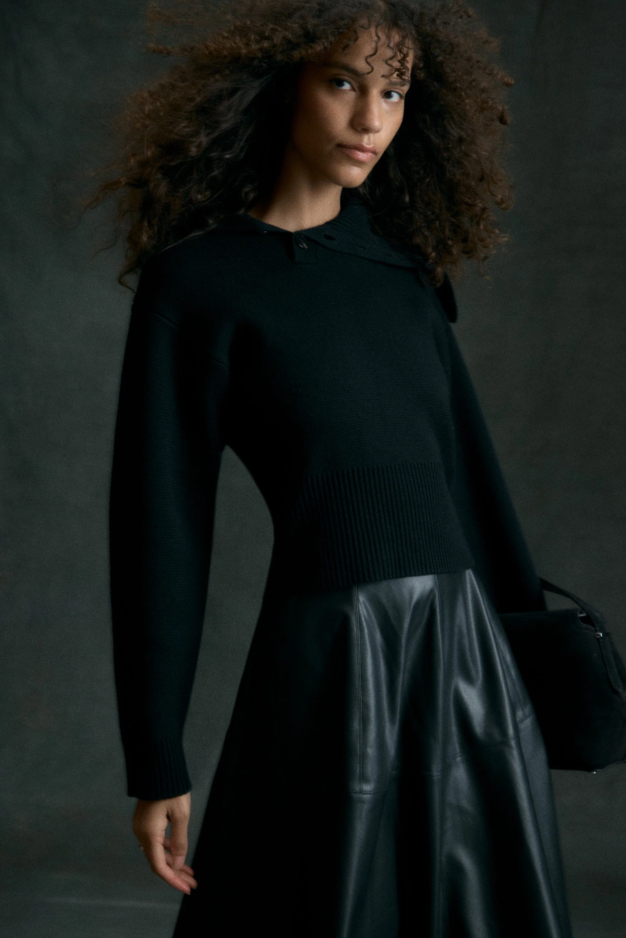Elijah Foldover Button-Collar Sweater - Image 7