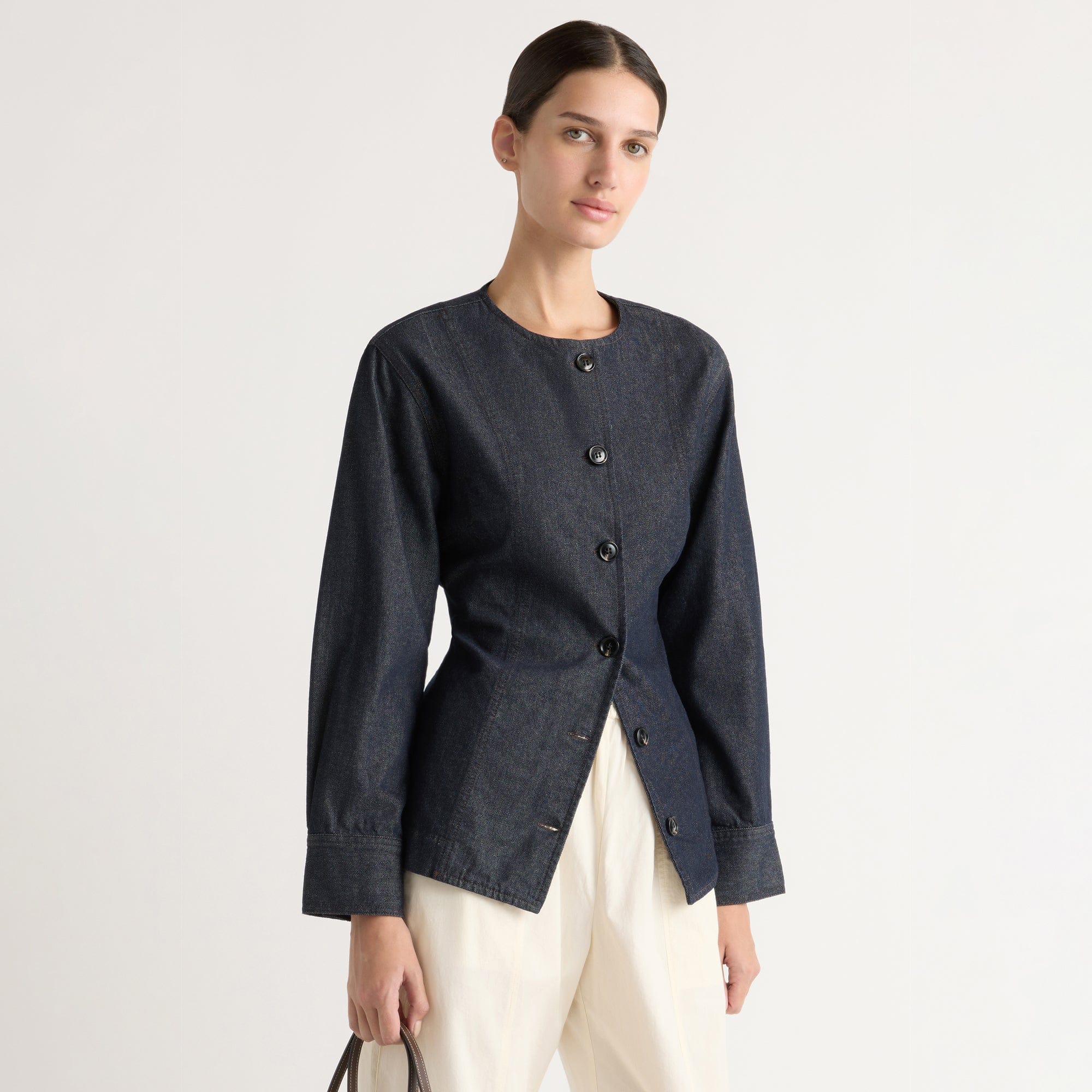 Emerson Cinch-Waist Denim Jacket