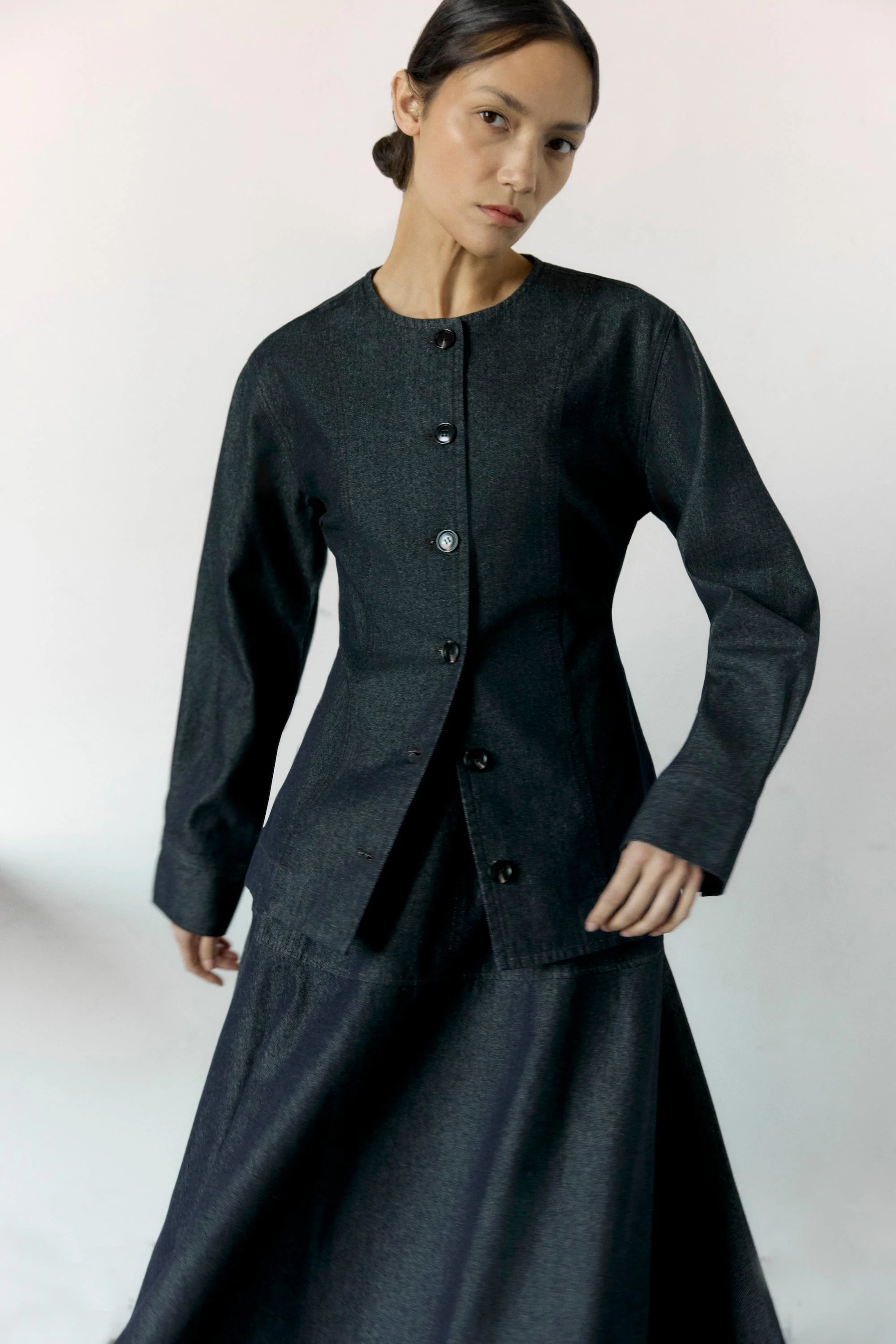 Emerson Cinch-Waist Denim Jacket - Image 12