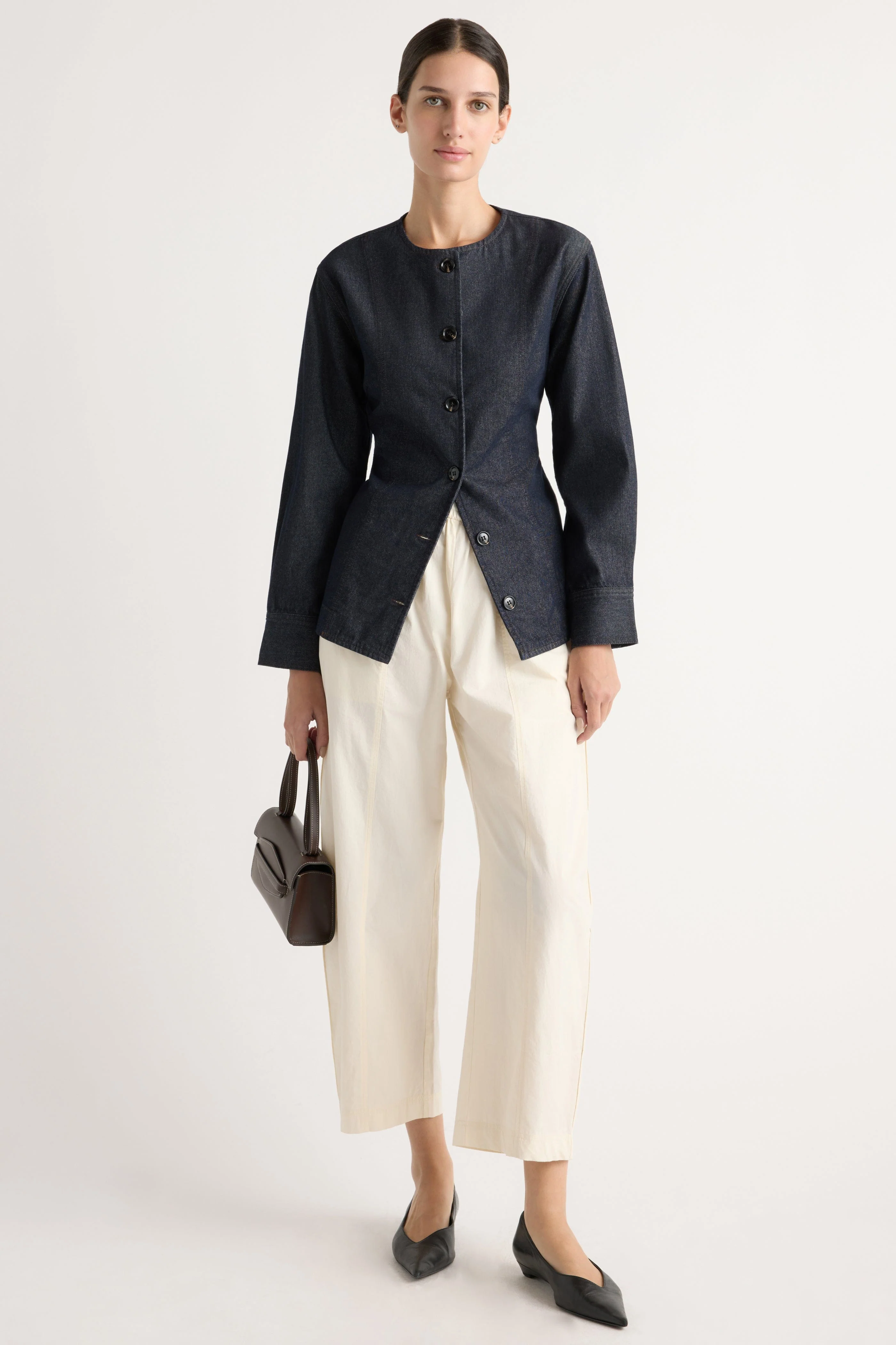 Emerson Cinch-Waist Denim Jacket - Image 3
