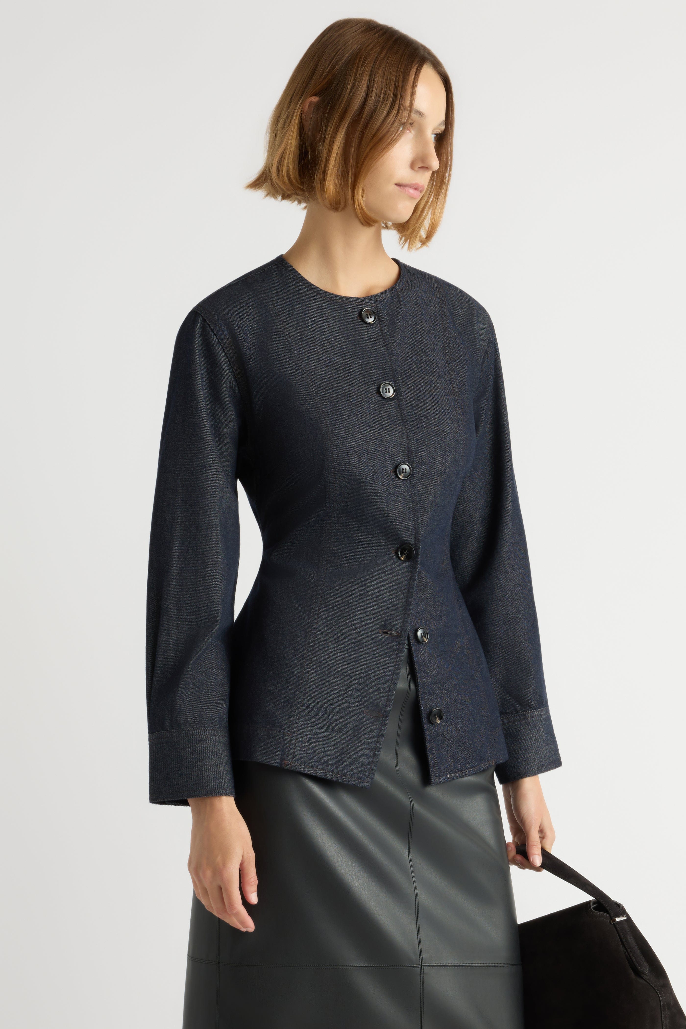 Emerson Cinch-Waist Denim Jacket - Image 4