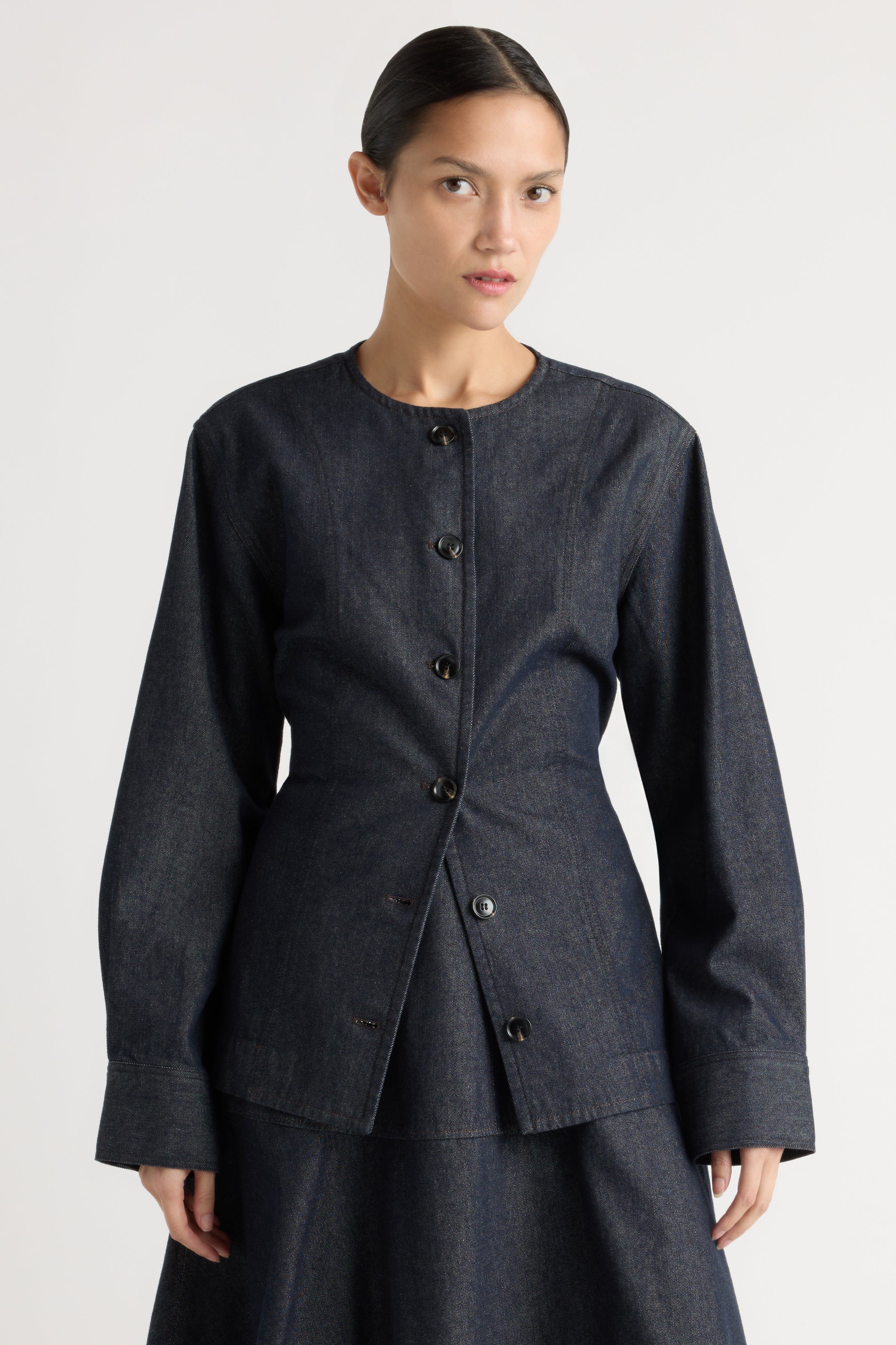 Emerson Cinch-Waist Denim Jacket - Image 6