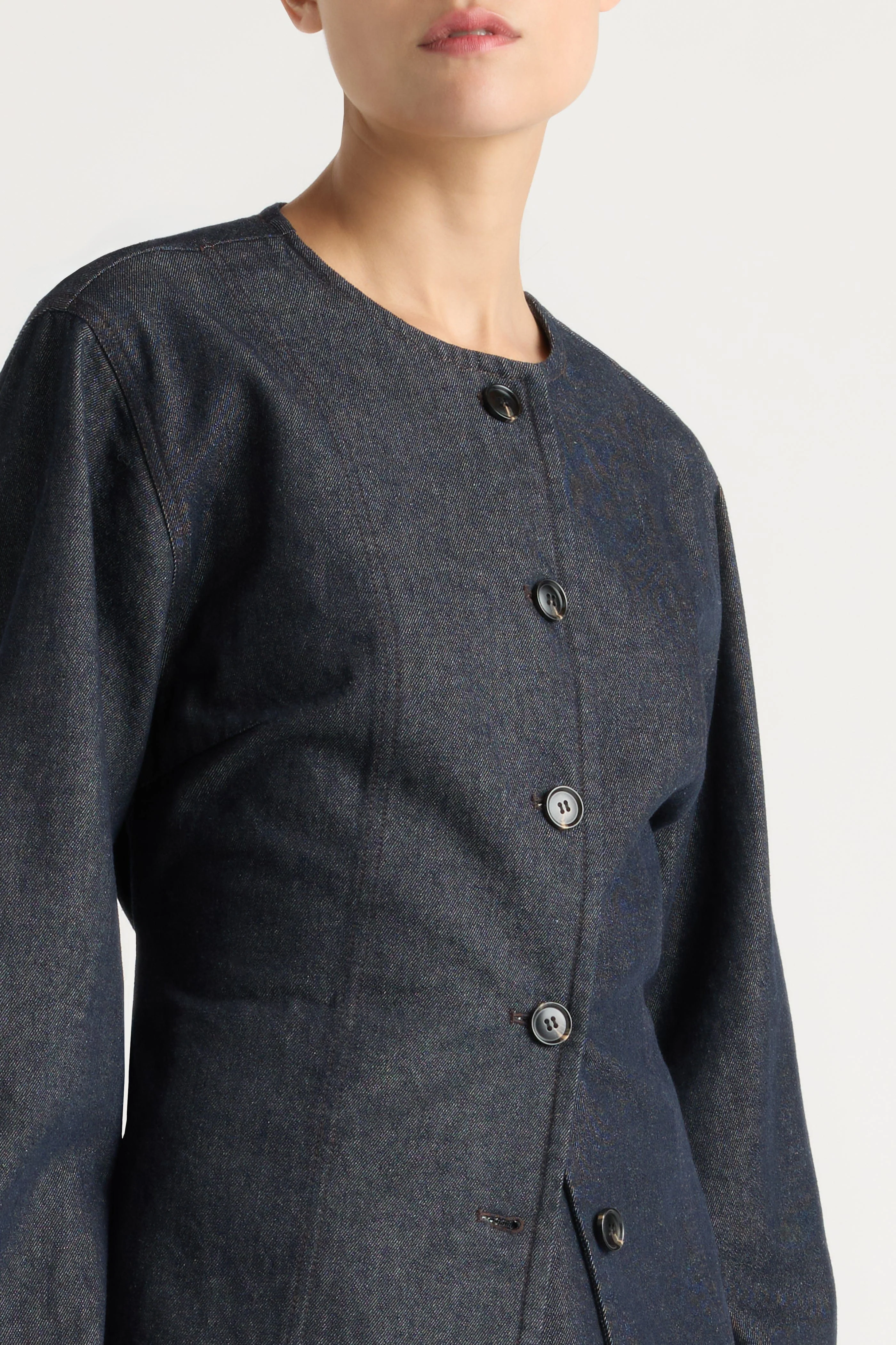 Emerson Cinch-Waist Denim Jacket - Image 9
