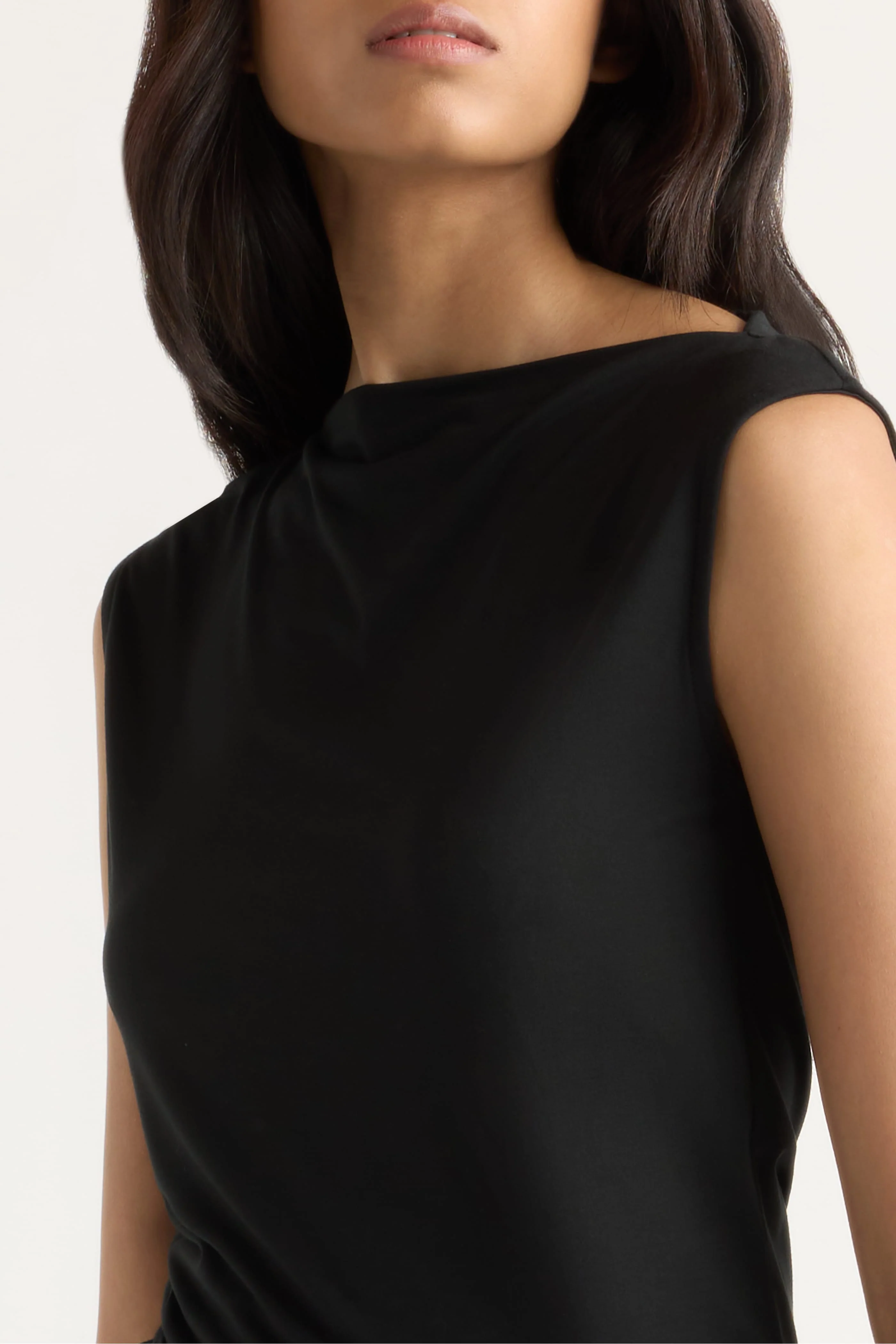 Esme Sleeveless Slit-Neck Tank - Image 4