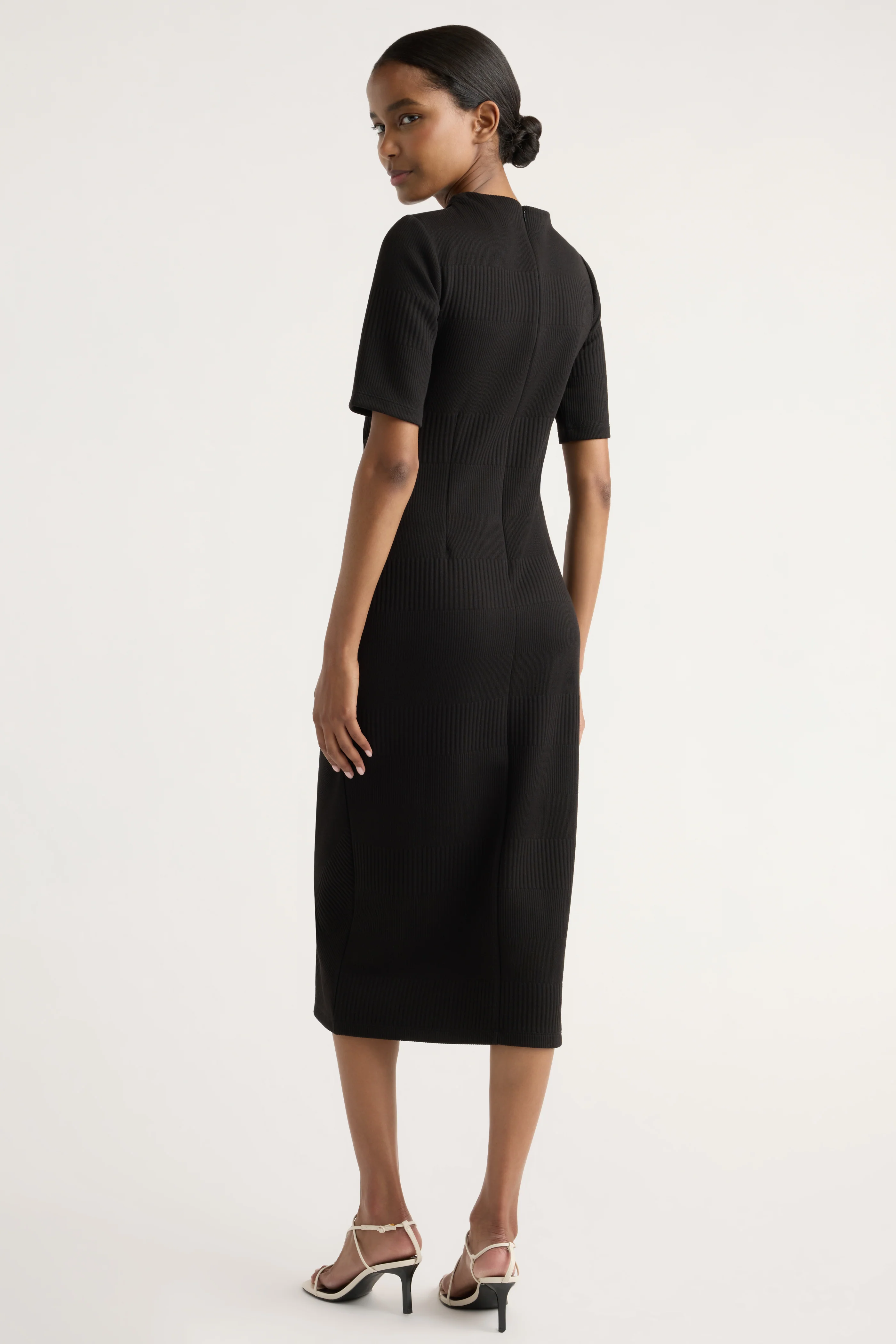 Evie Ribbed-Knit Jersey Dress - Image 6