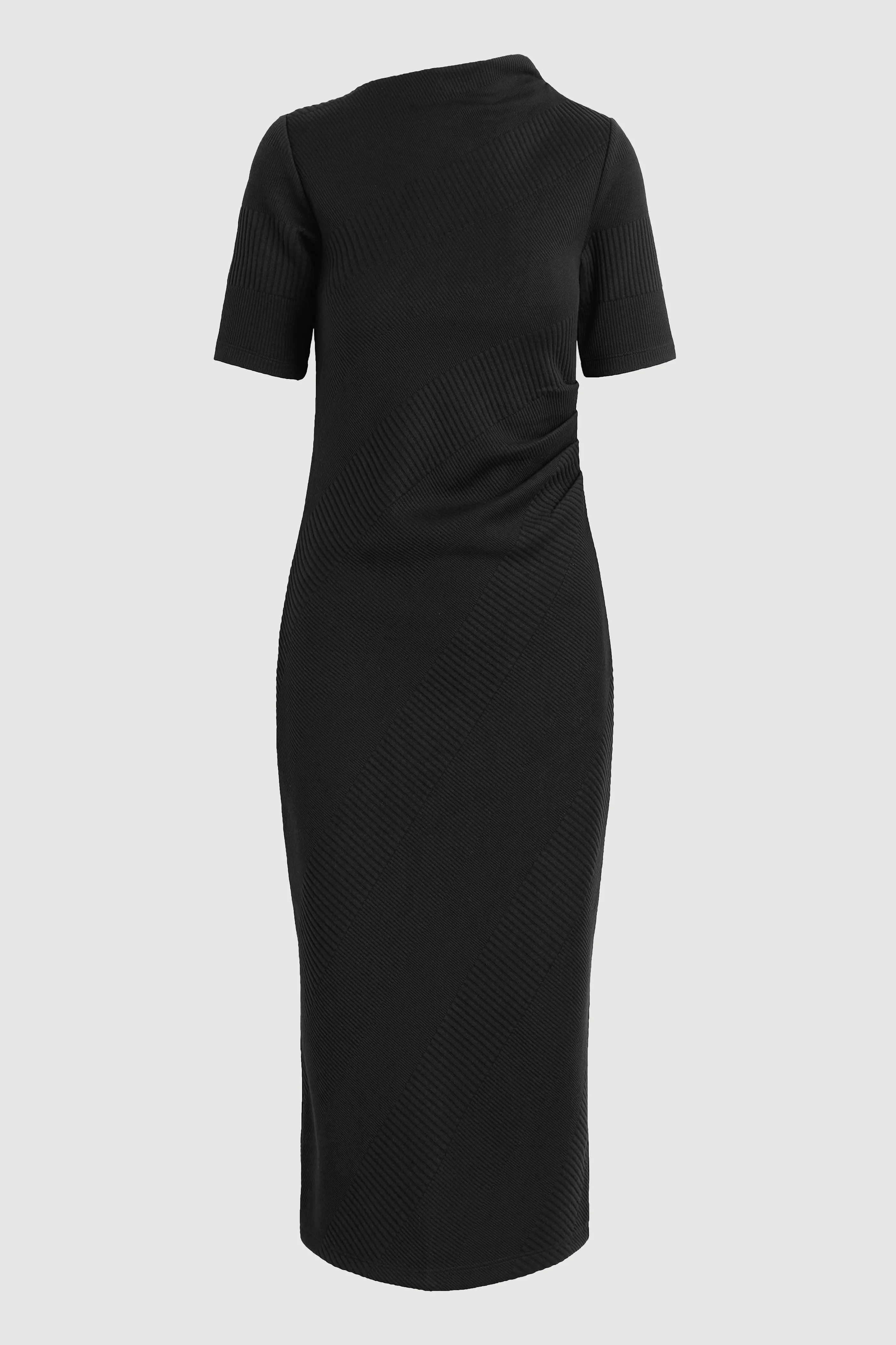 Evie Ribbed-Knit Jersey Dress - Image 7