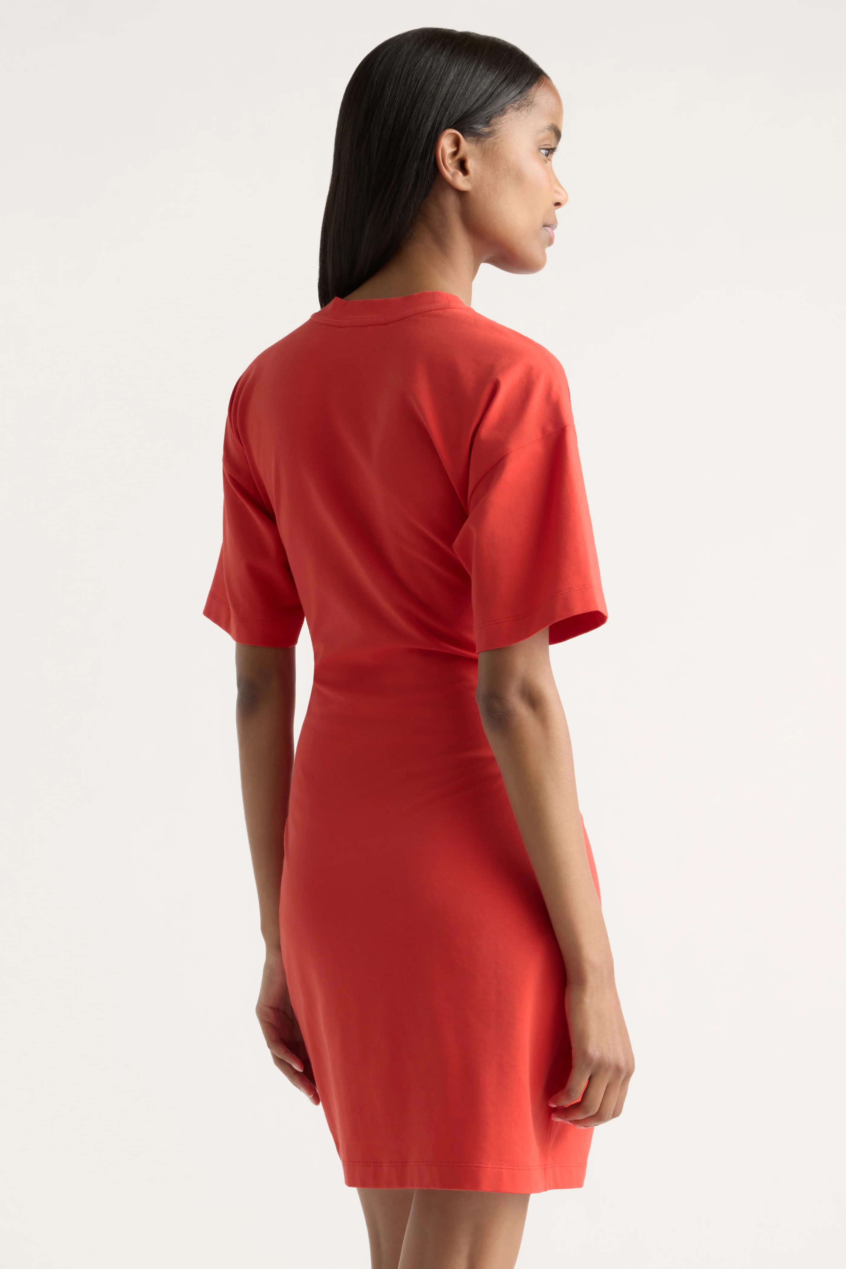 Fallon Organic Cotton T-Shirt Wrap Dress - Image 6