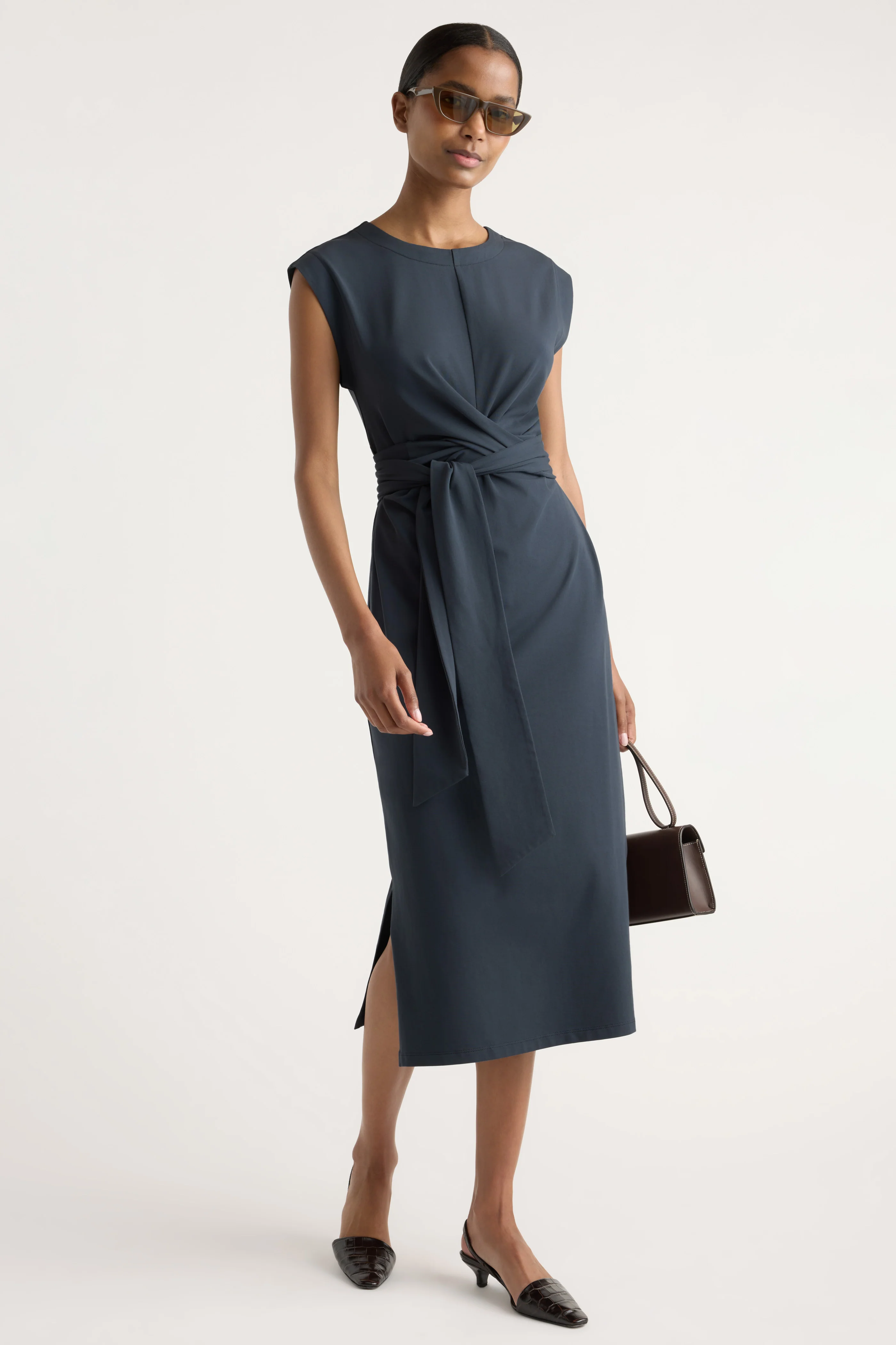 Fei Tie-Front Organic Cotton Dress - Image 2