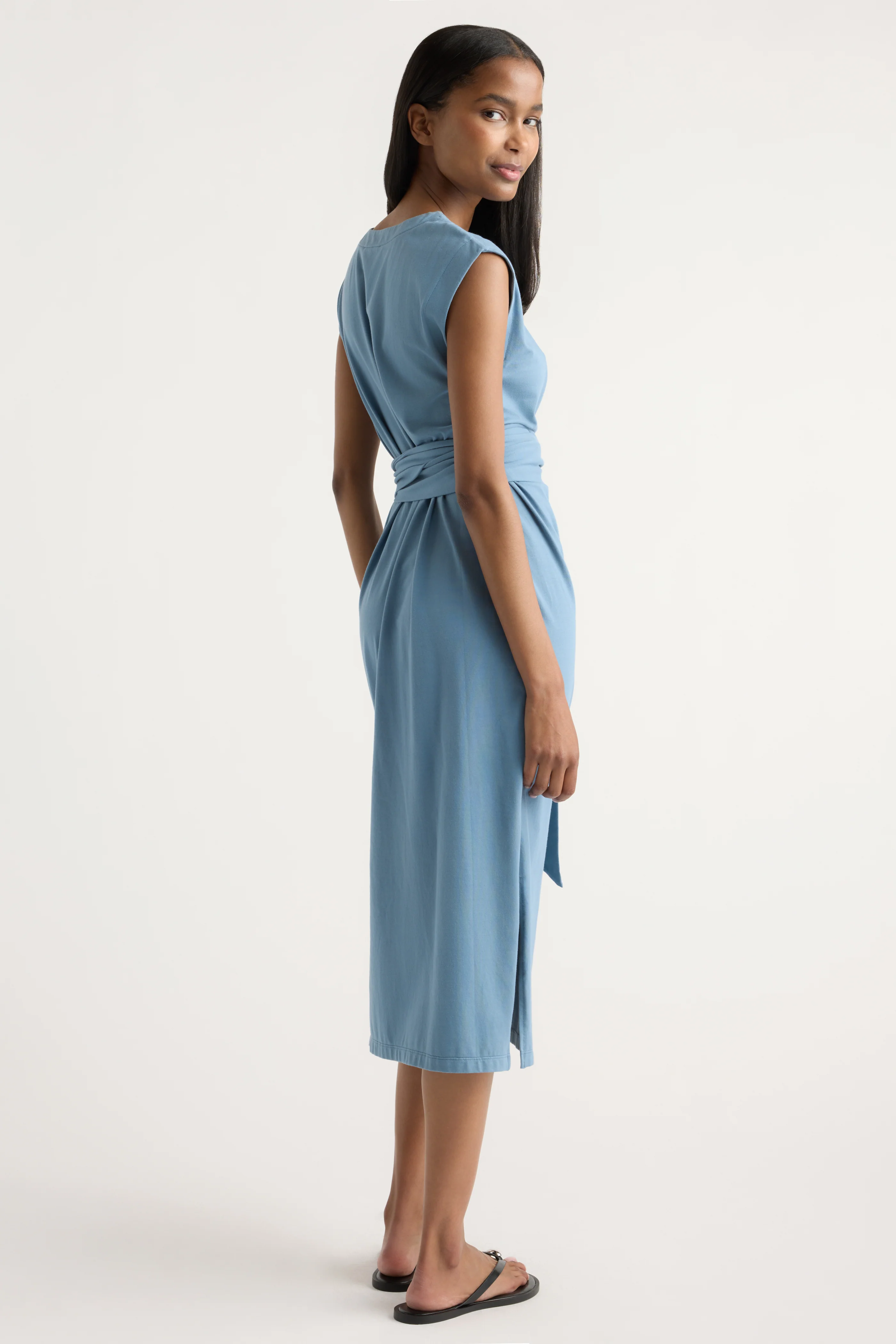 Fei Tie-Front Organic Cotton Dress - Image 4