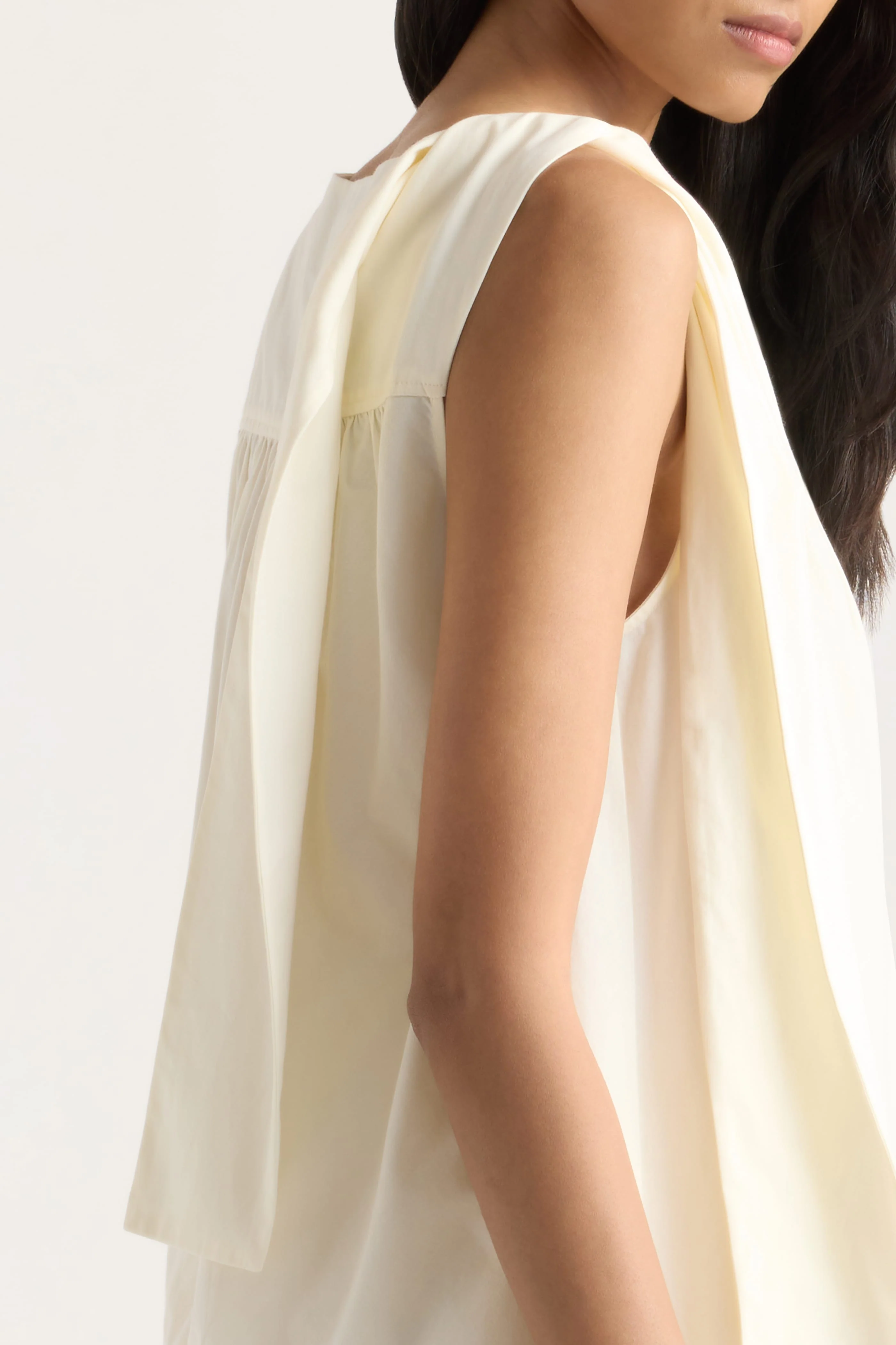 Florence Tie-Shoulder Cotton Blouse - Image 6