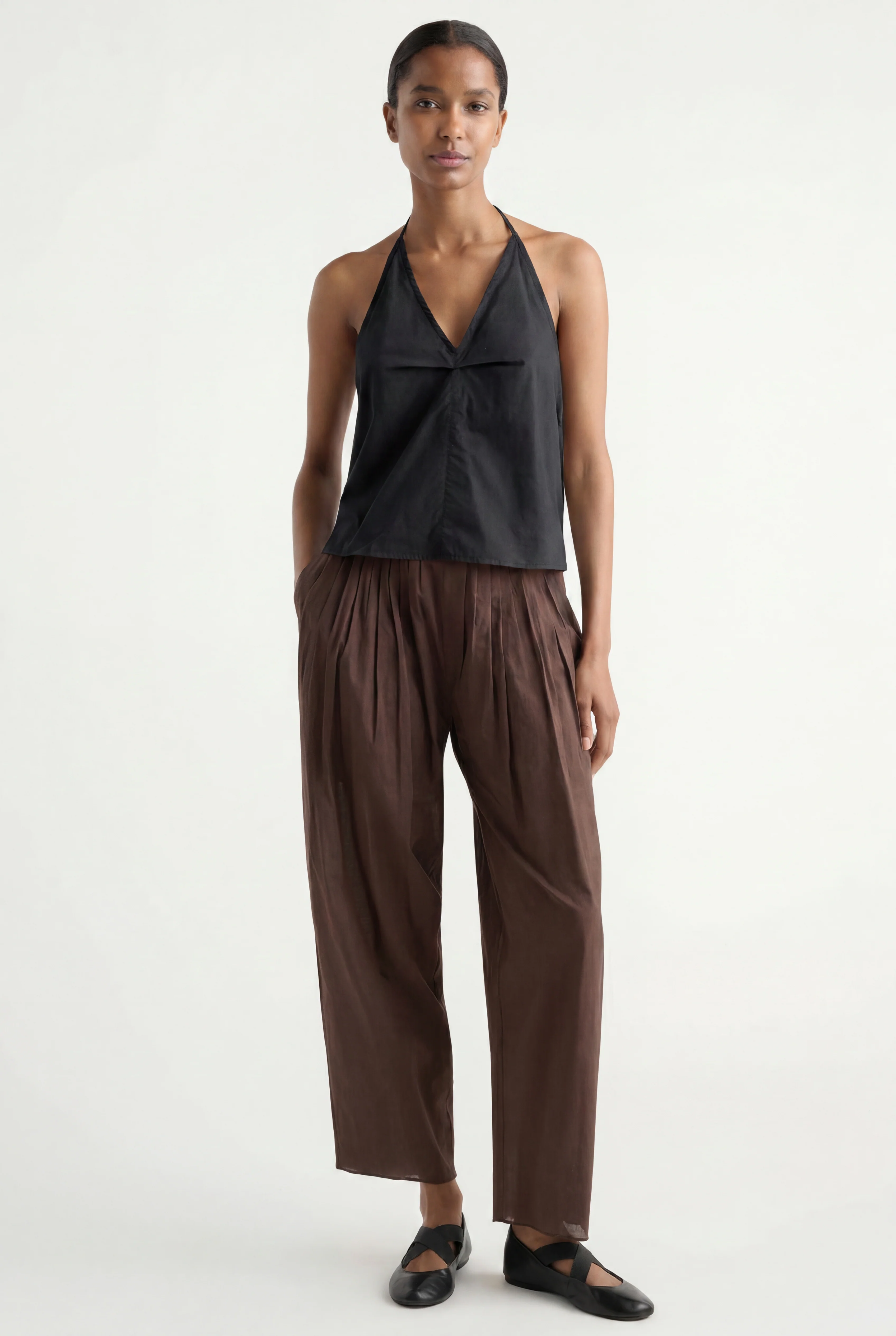 Garima Shirred Organic Cotton Pant - Image 2