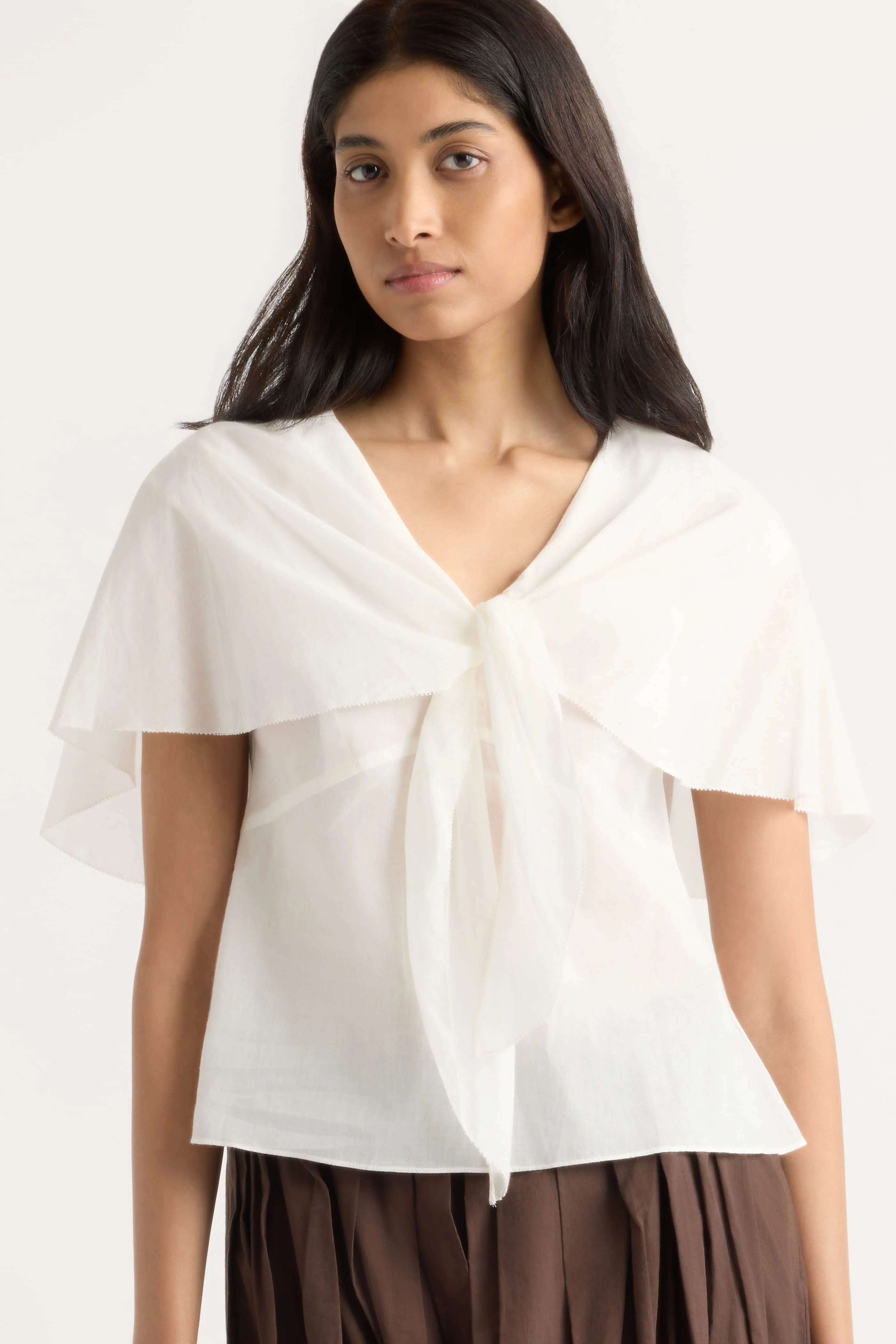 Geneva Layered V-Neck Blouse - Image 5