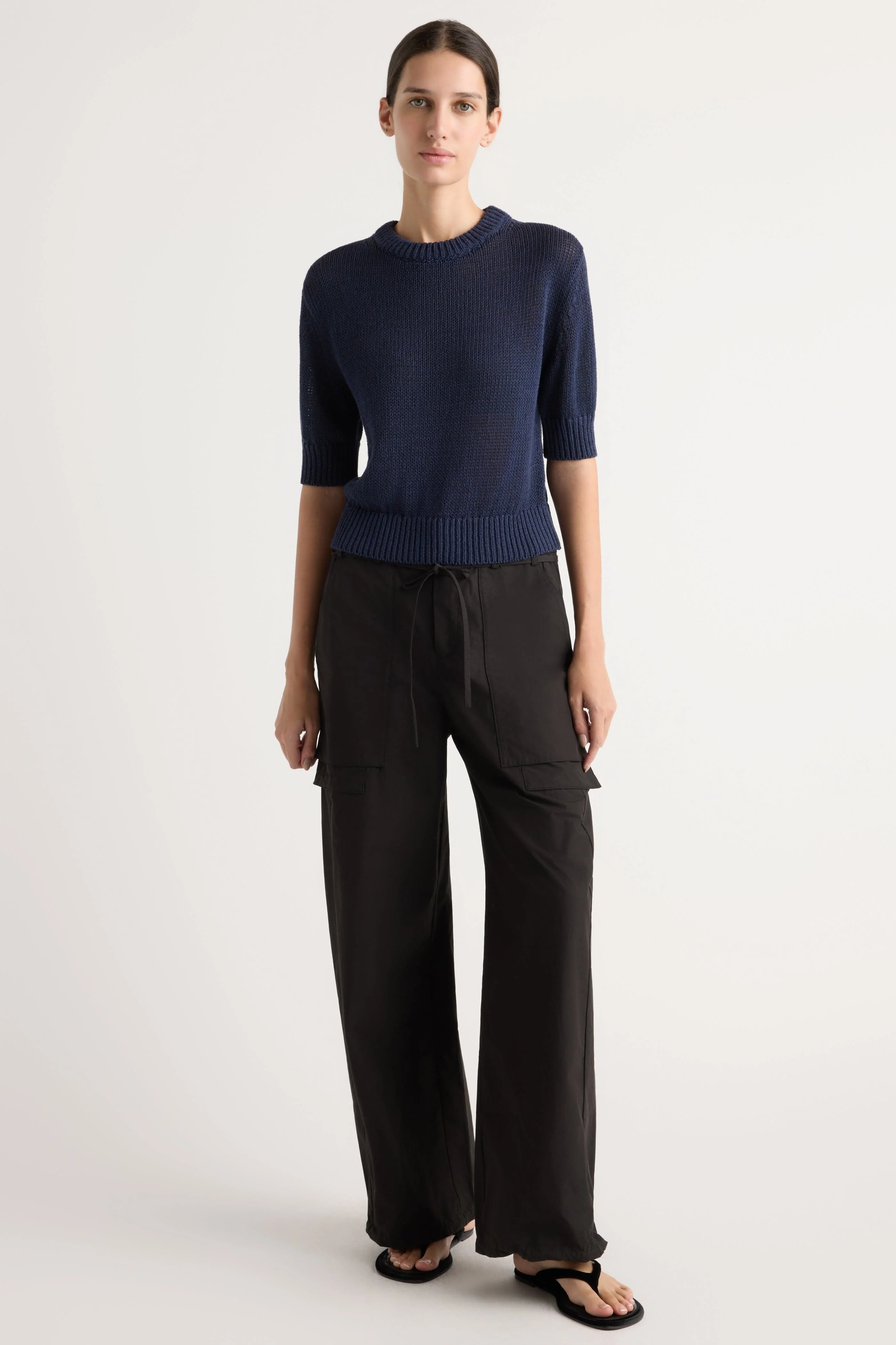 Heidi Pullover Short-Sleeve Knit Top - Image 3