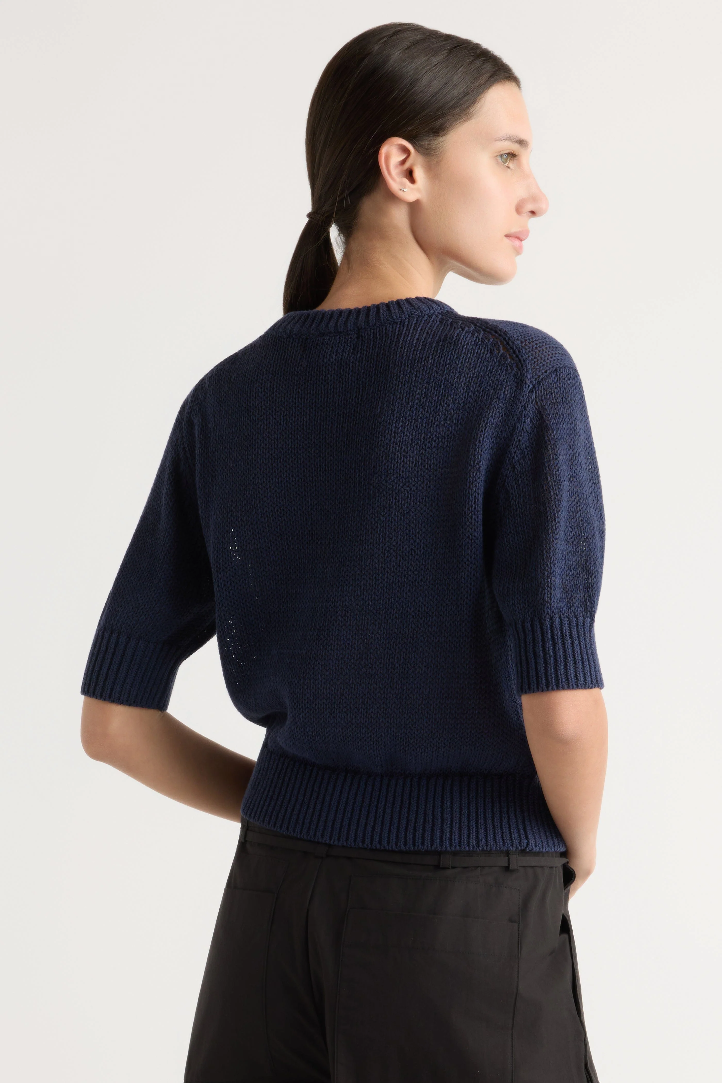 Heidi Pullover Short-Sleeve Knit Top - Image 6