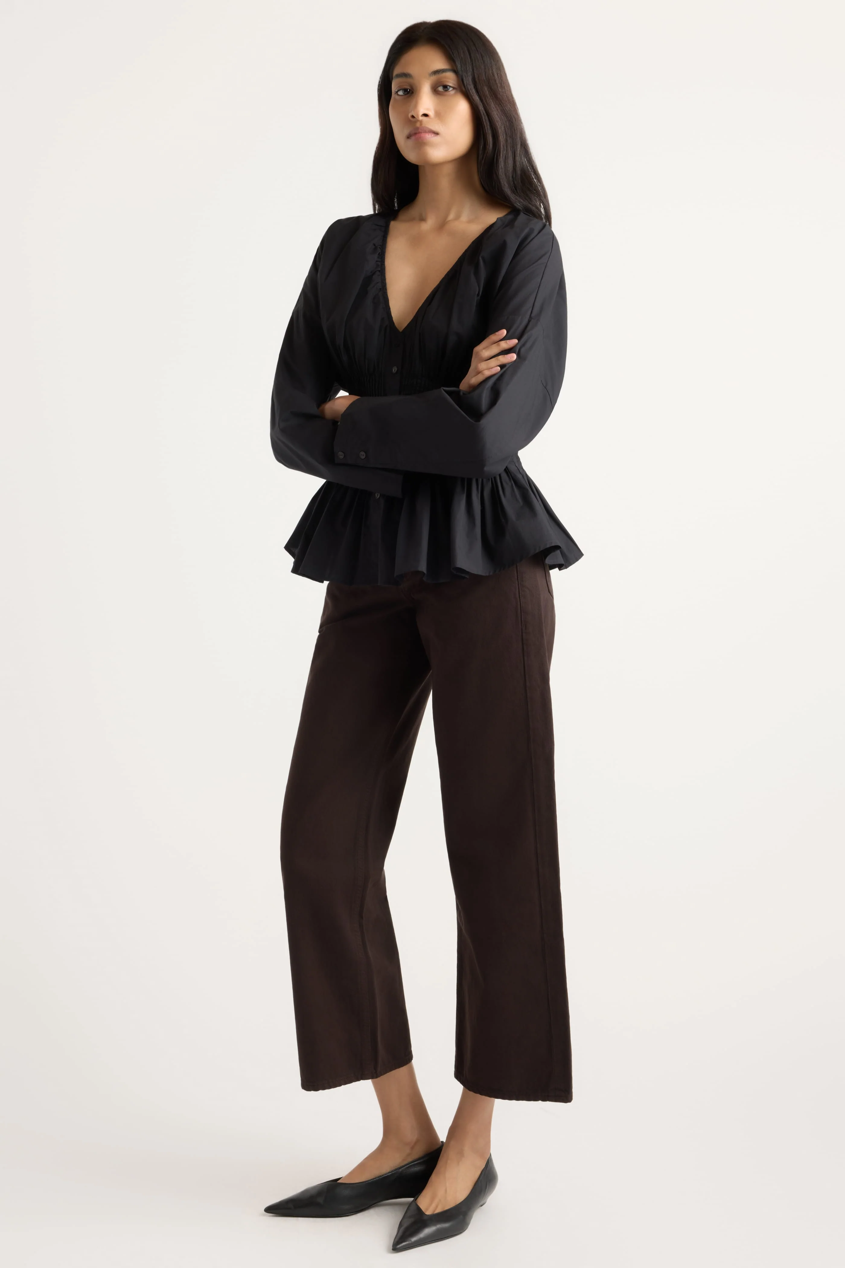 Hiroko Pleated Sculpted Blouse - Image 3