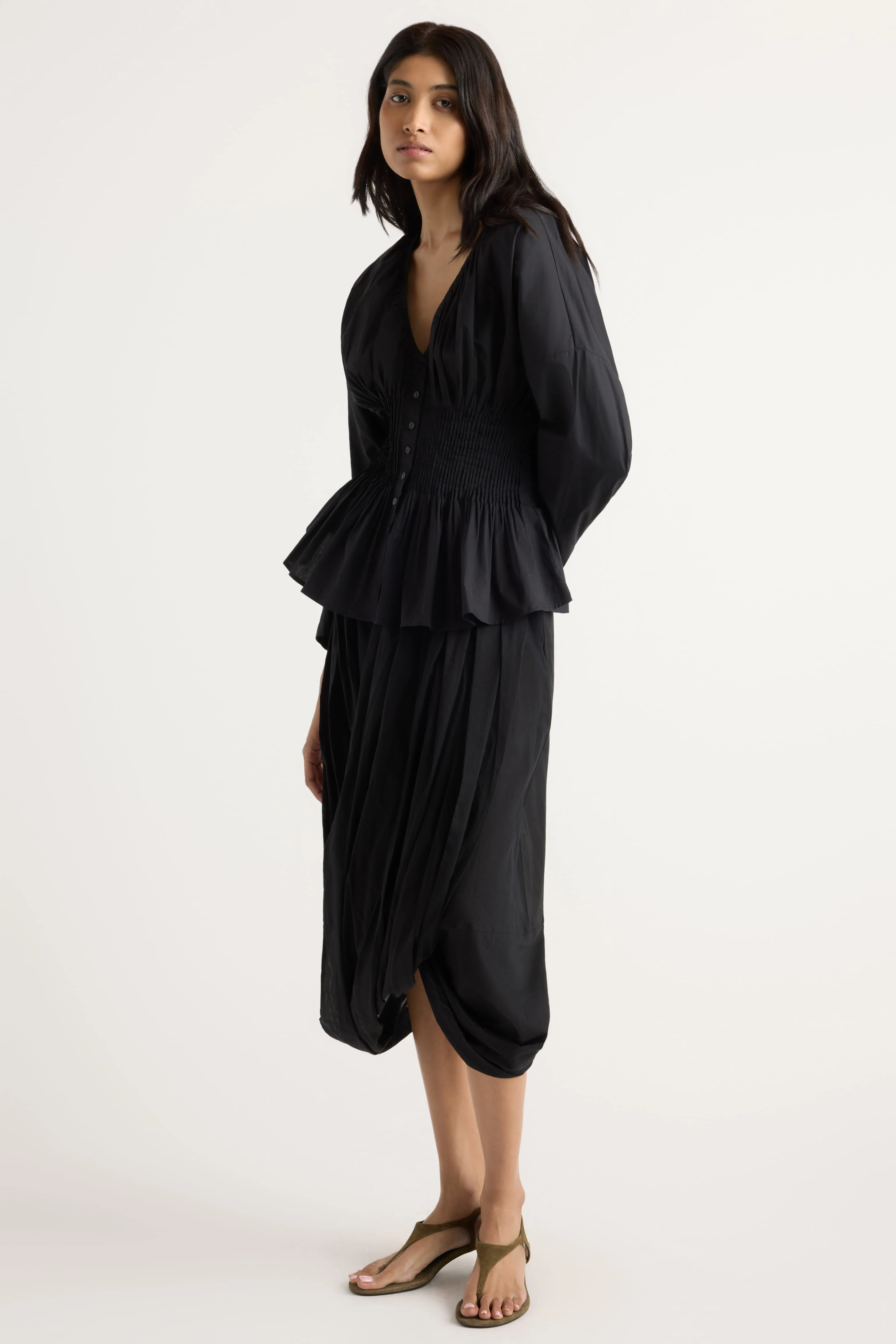 Hiroko Pleated Sculpted Blouse - Image 6
