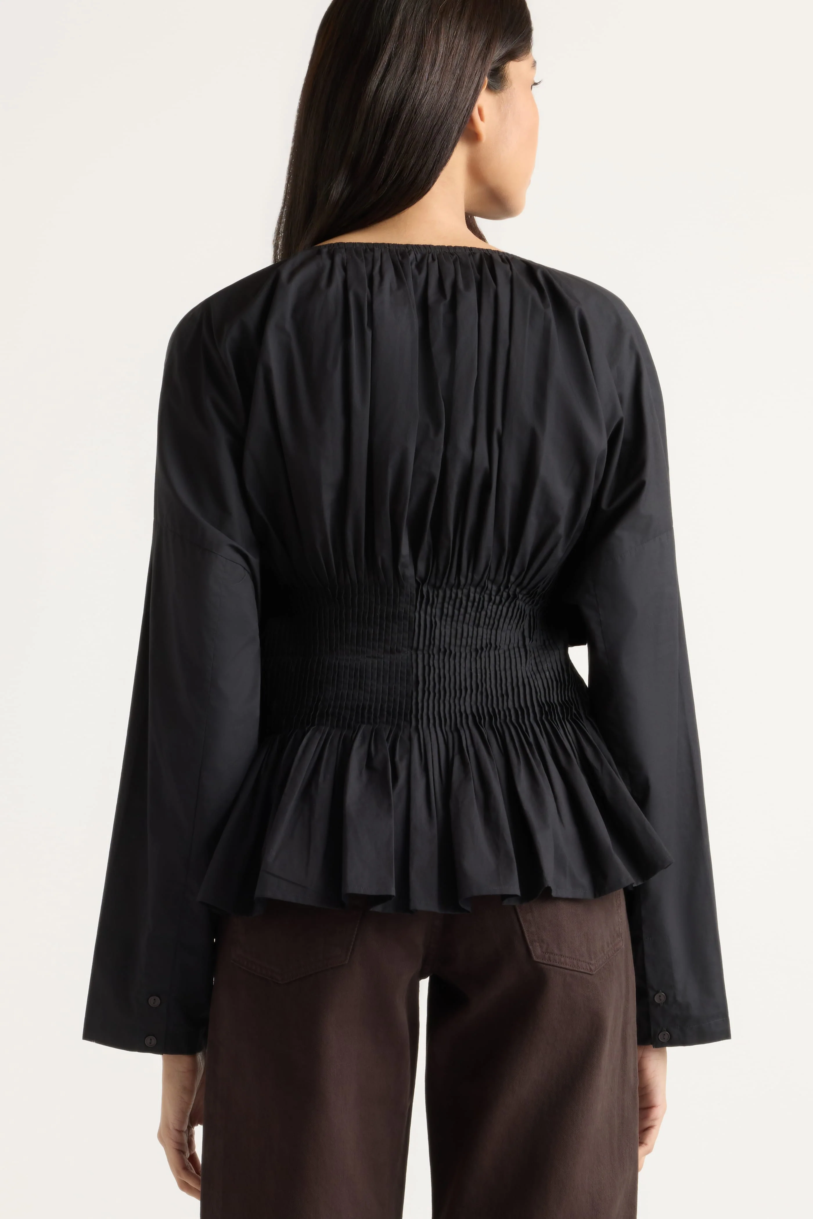 Hiroko Pleated Sculpted Blouse - Image 7