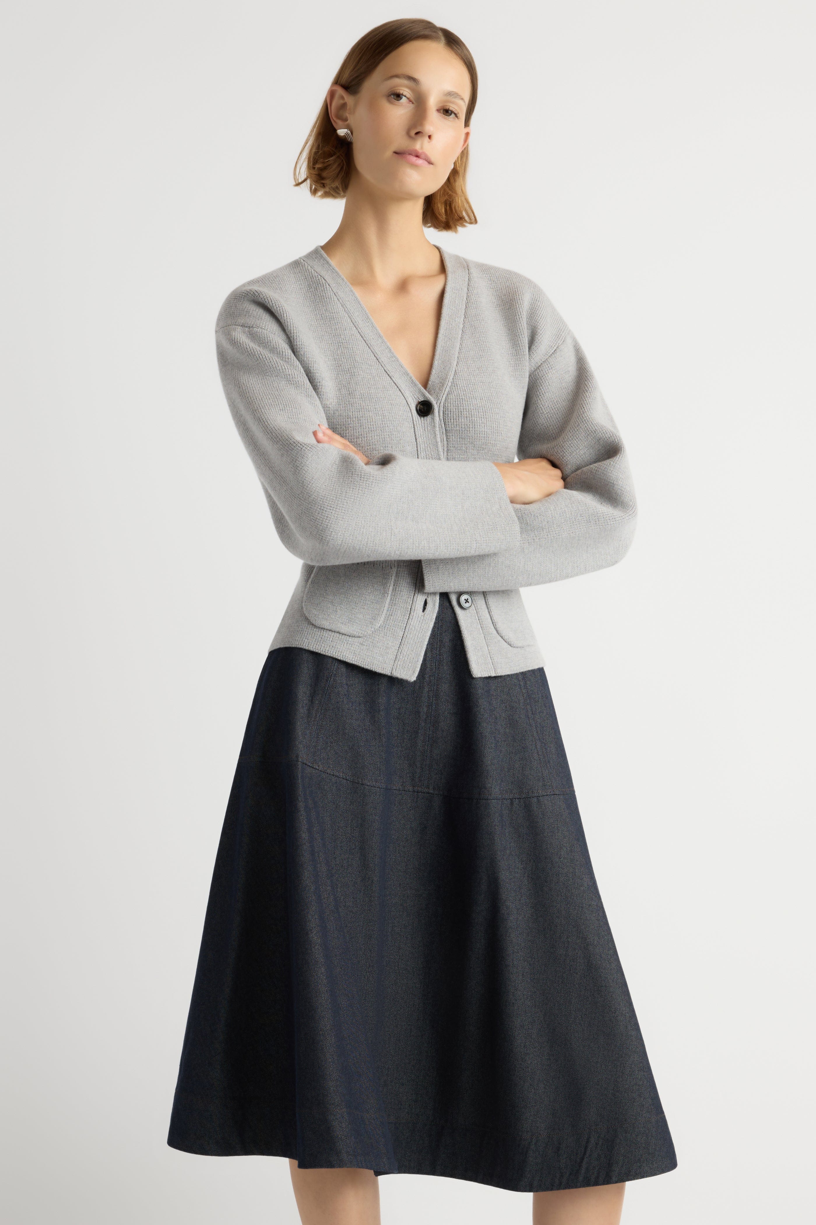 Hyejin A-Line Denim Skirt - Image 7