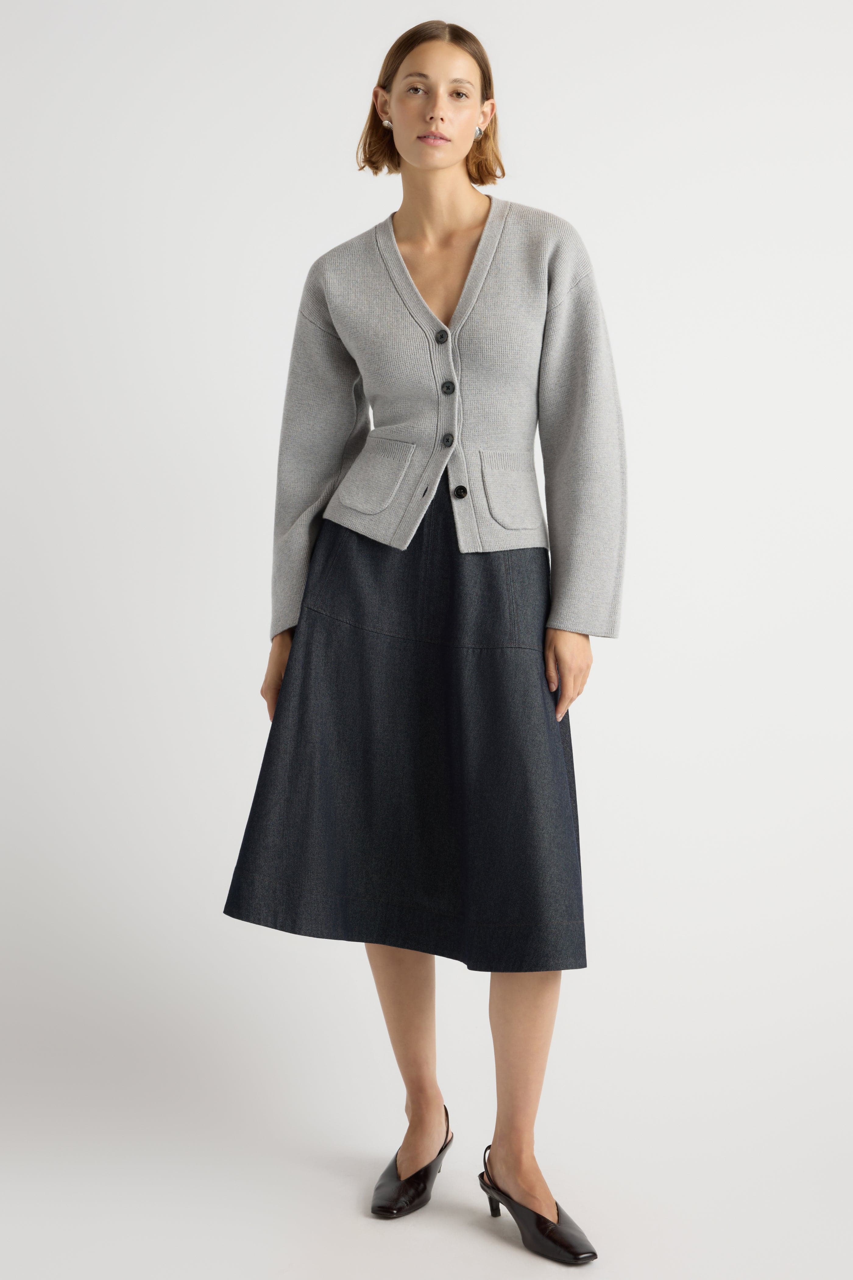 Hyejin A-Line Denim Skirt - Image 8