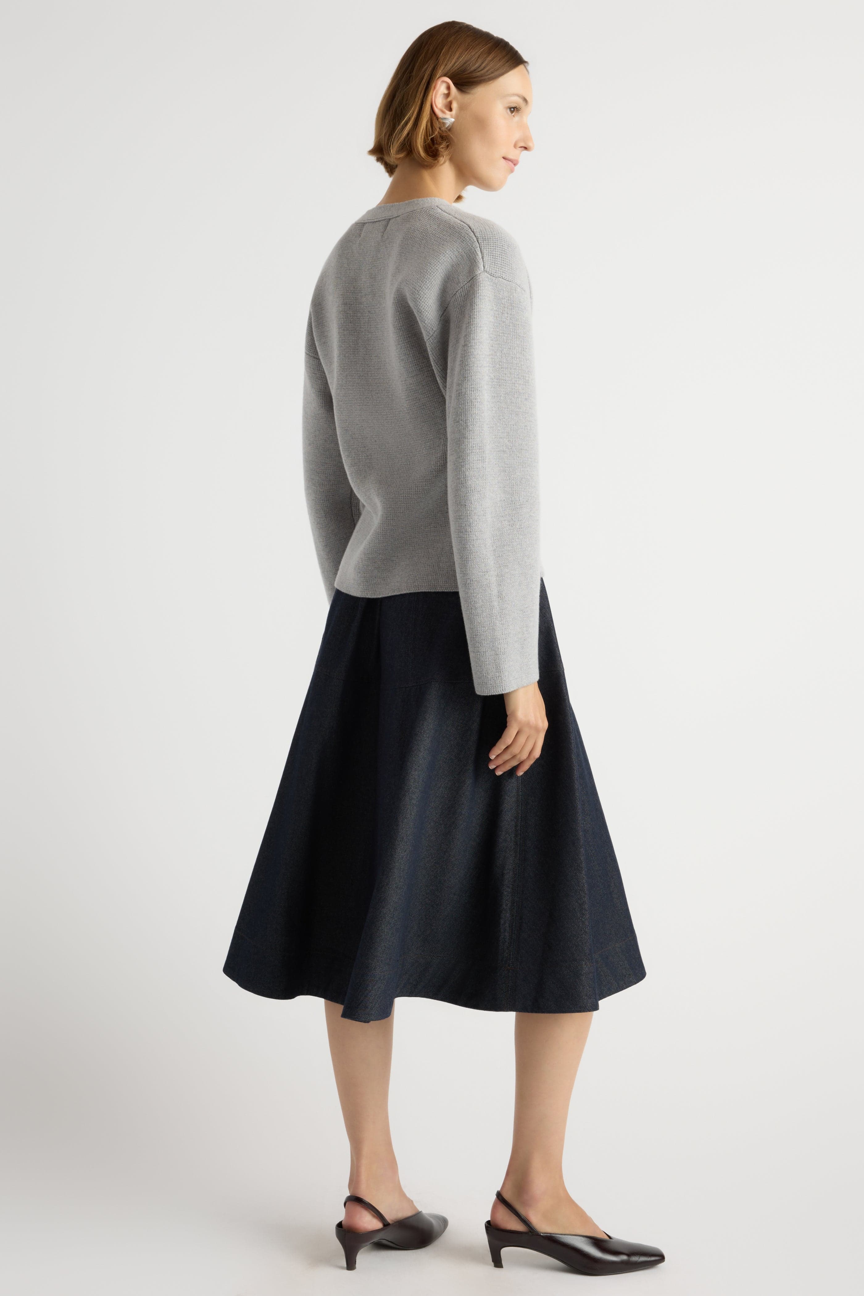 Hyejin A-Line Denim Skirt - Image 9