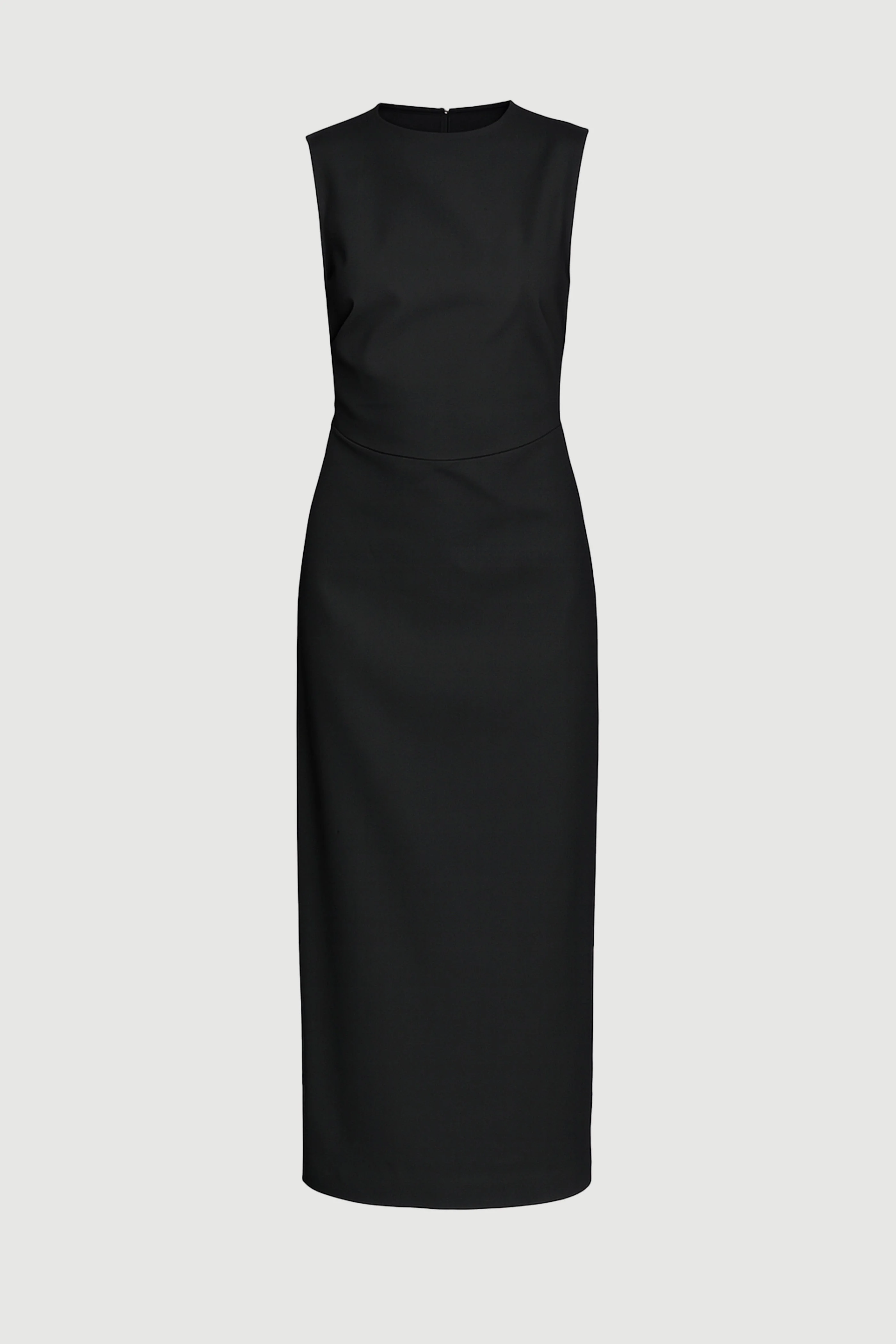 Inari Cotton Twill Boat-Neck Dress - Image 10