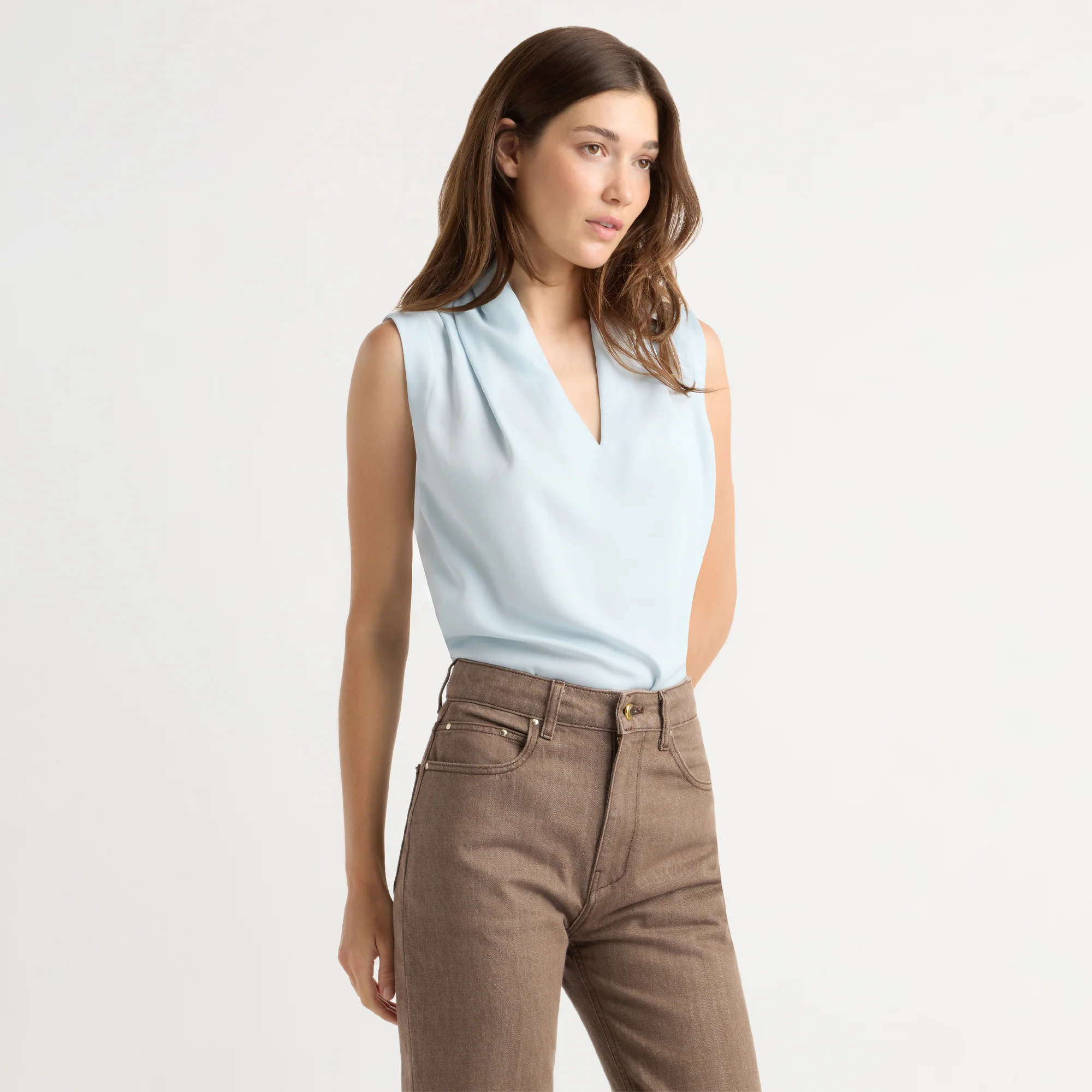 Jae V-Neck Sleeveless Blouse
