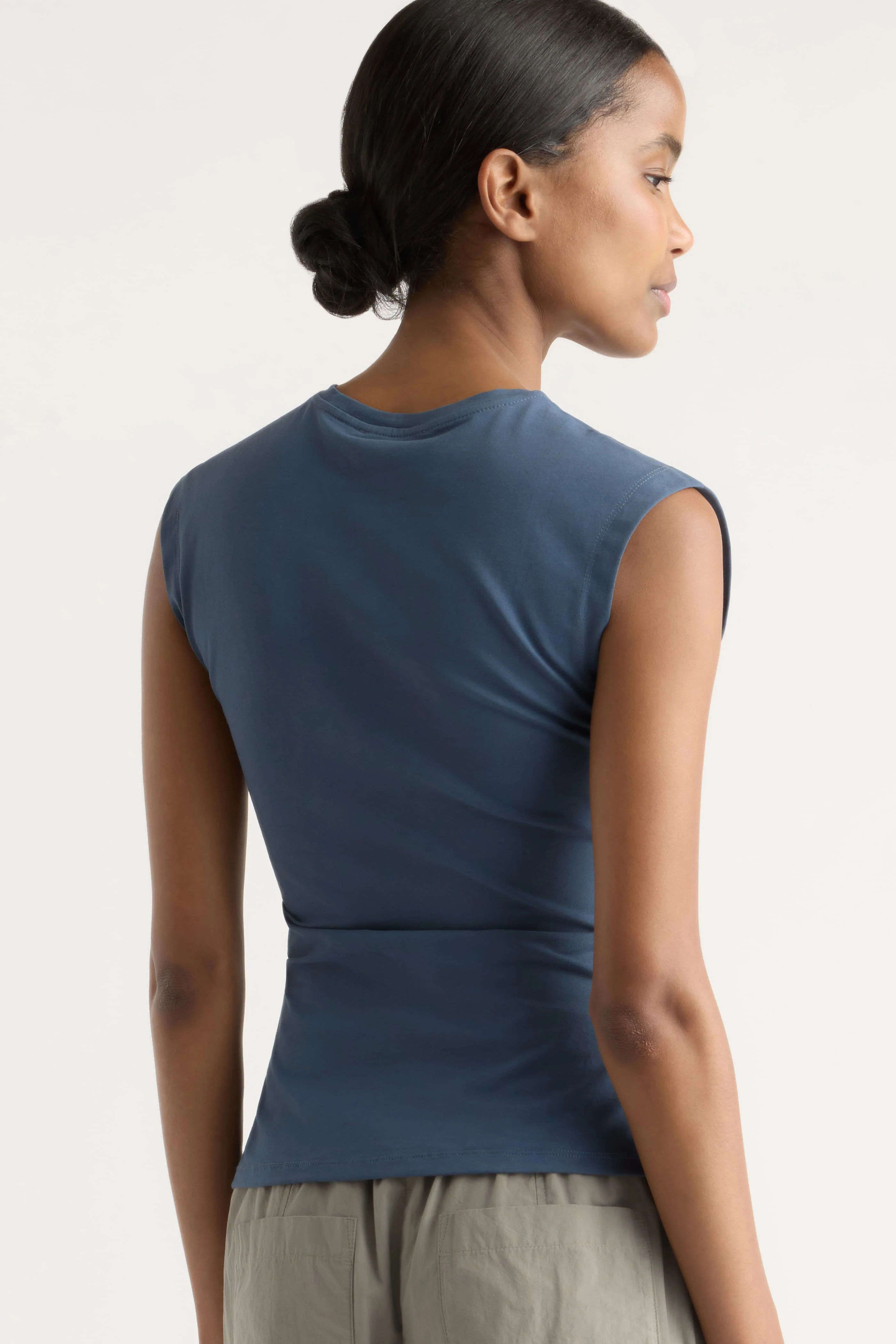 Jensen Front-Wrap Jersey Tee - Image 6