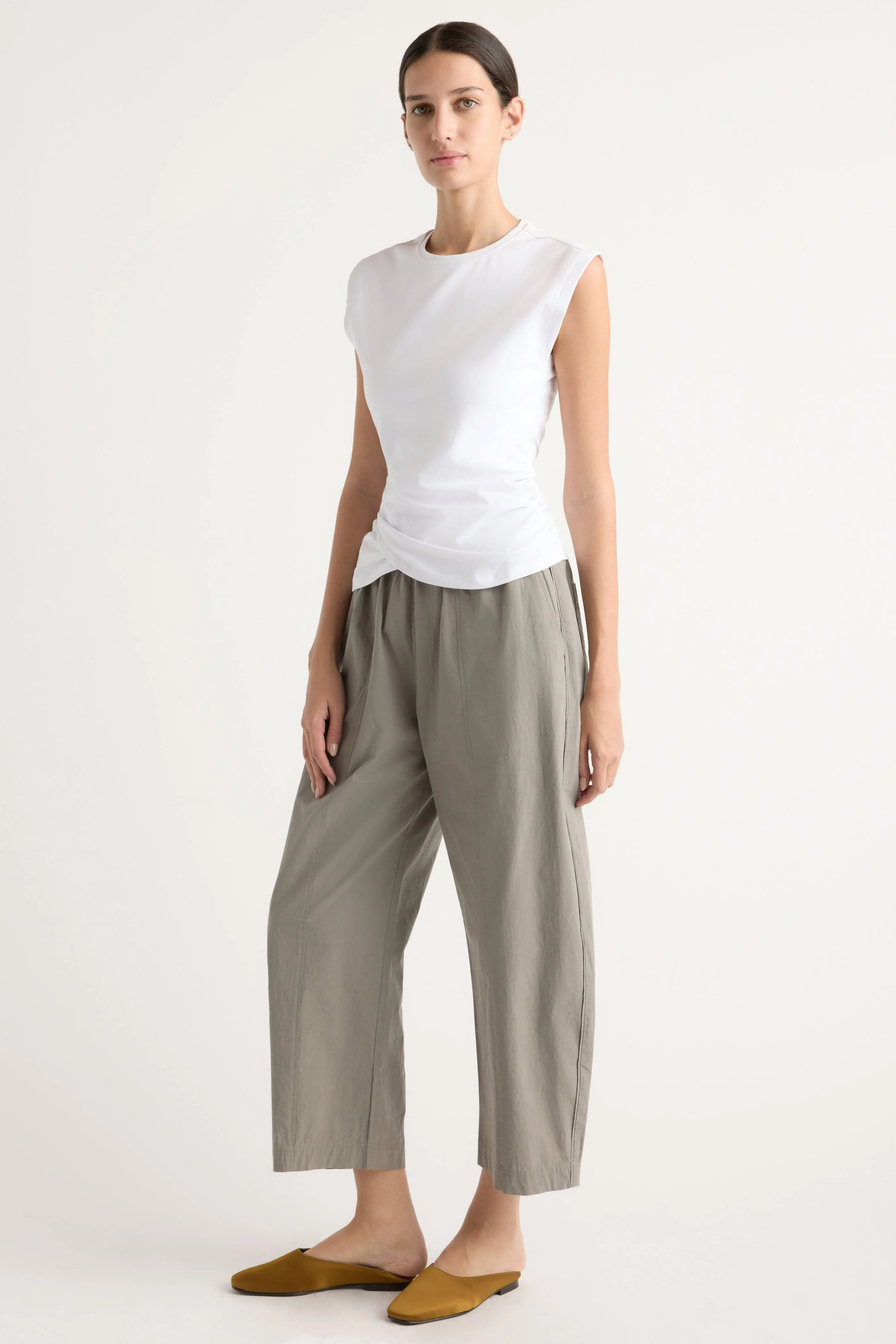 Jensen Front-Wrap Jersey Tee - Image 5