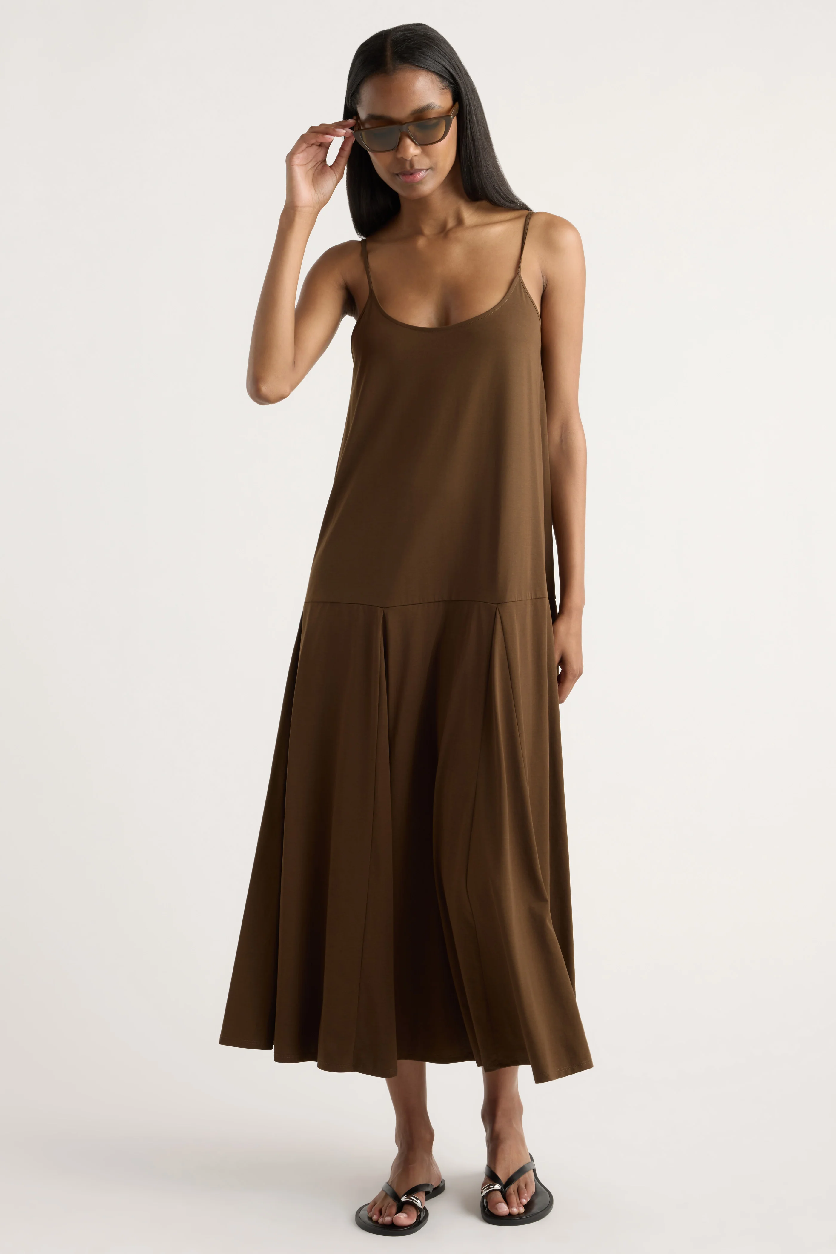 Jimena A-Line Jersey Tank Dress - Image 4