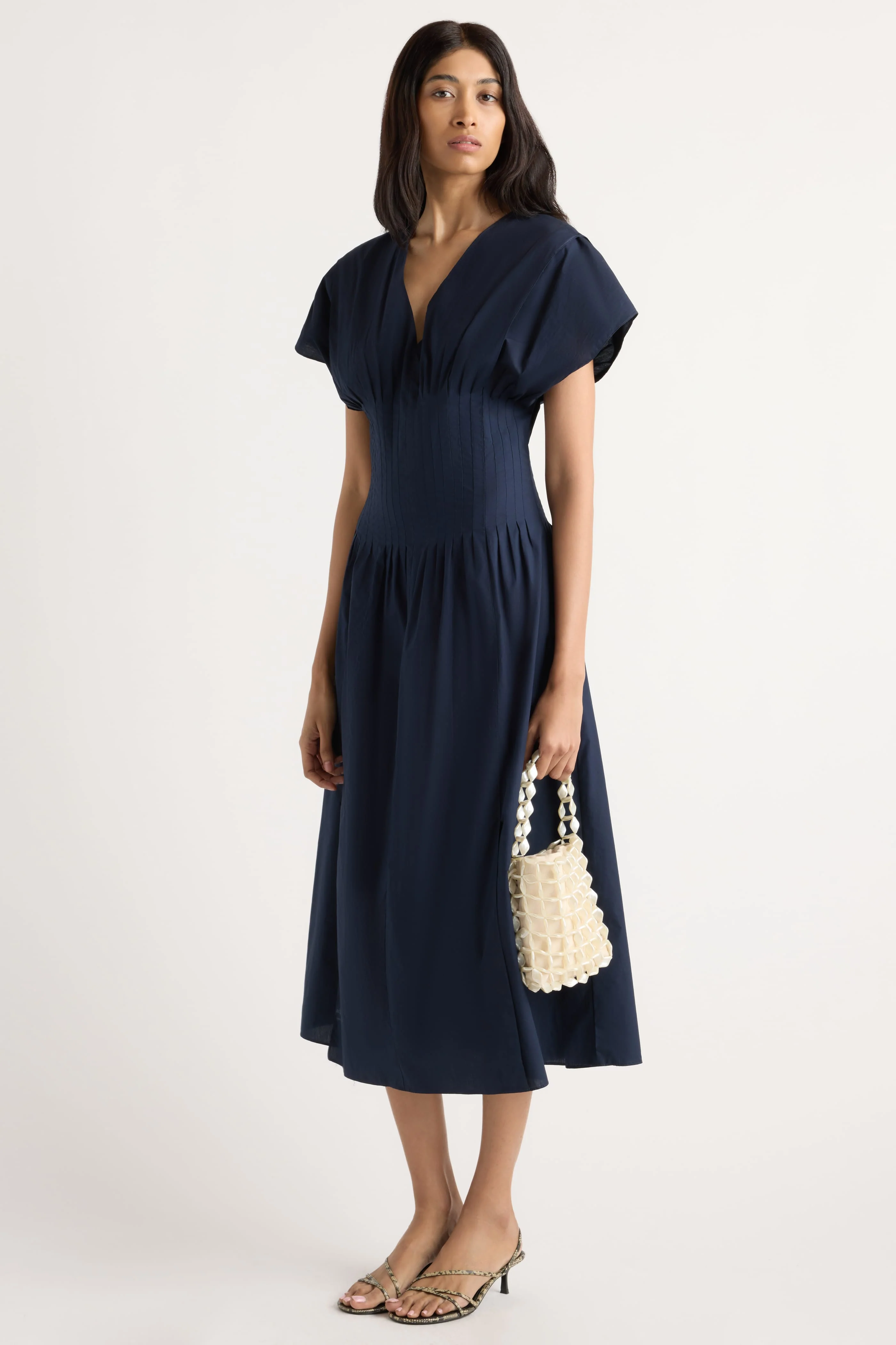 Kai Pleated Blouson Dress - Image 2