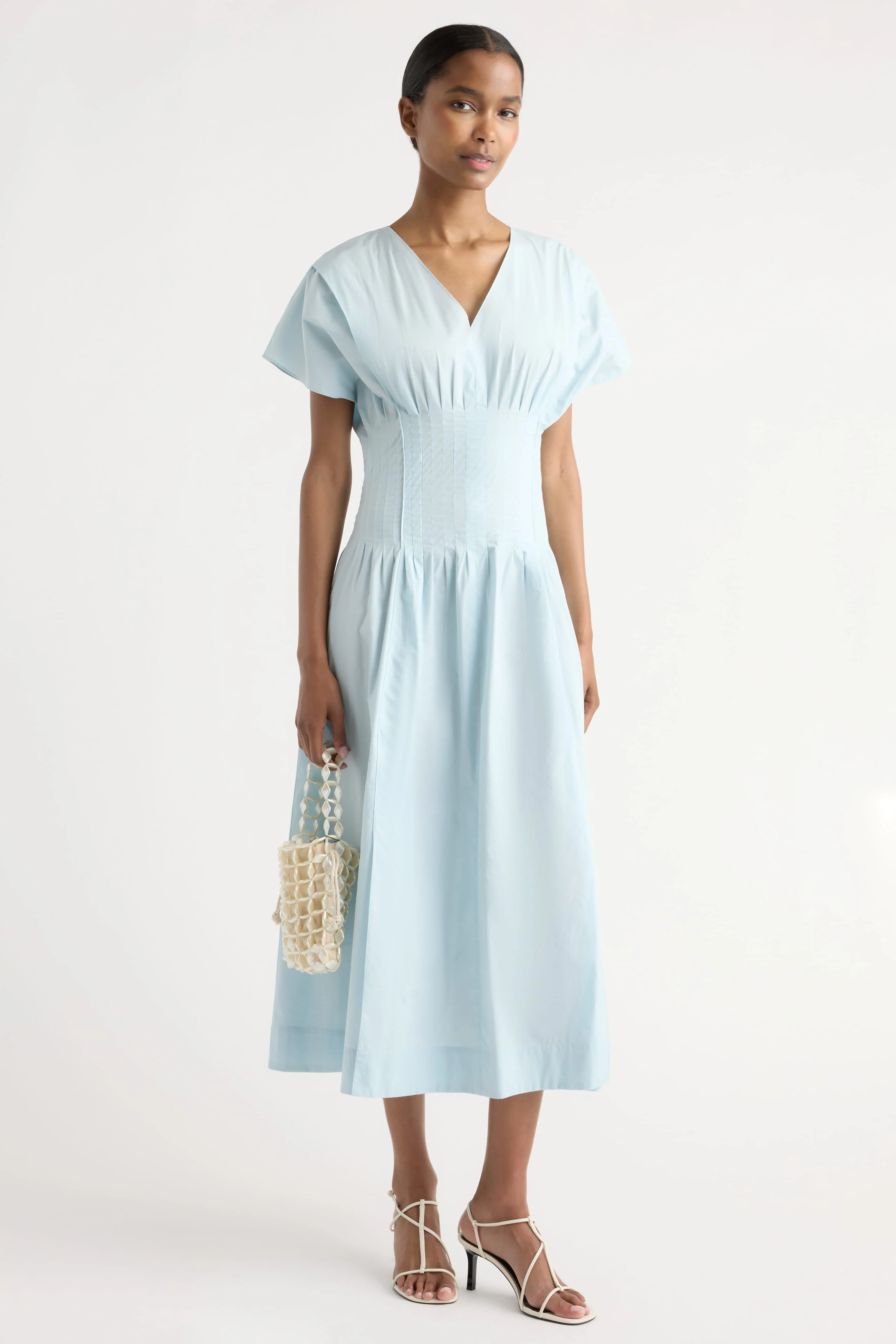 Kai Pleated Blouson Dress - Image 2