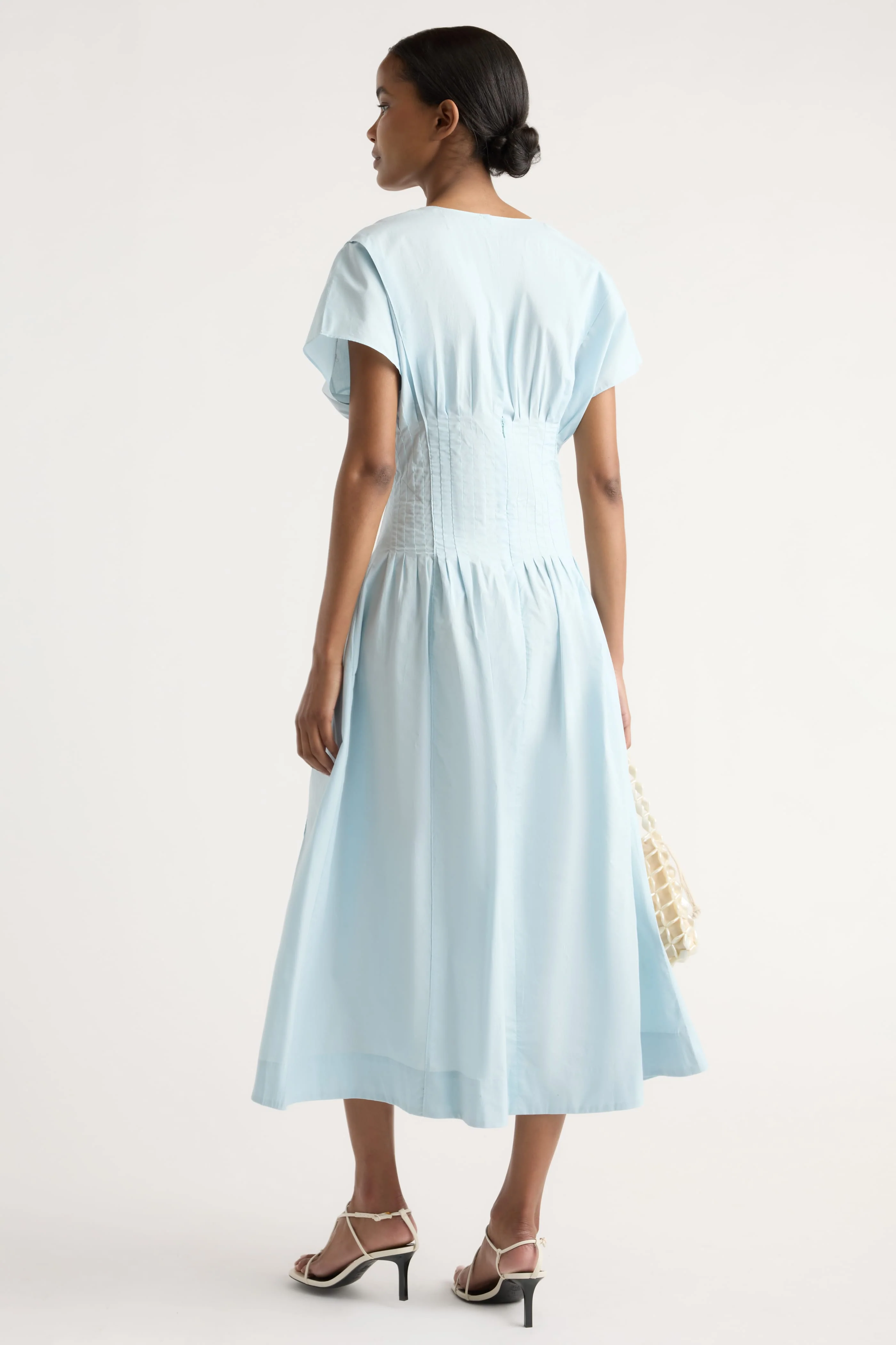 Kai Pleated Blouson Dress - Image 5