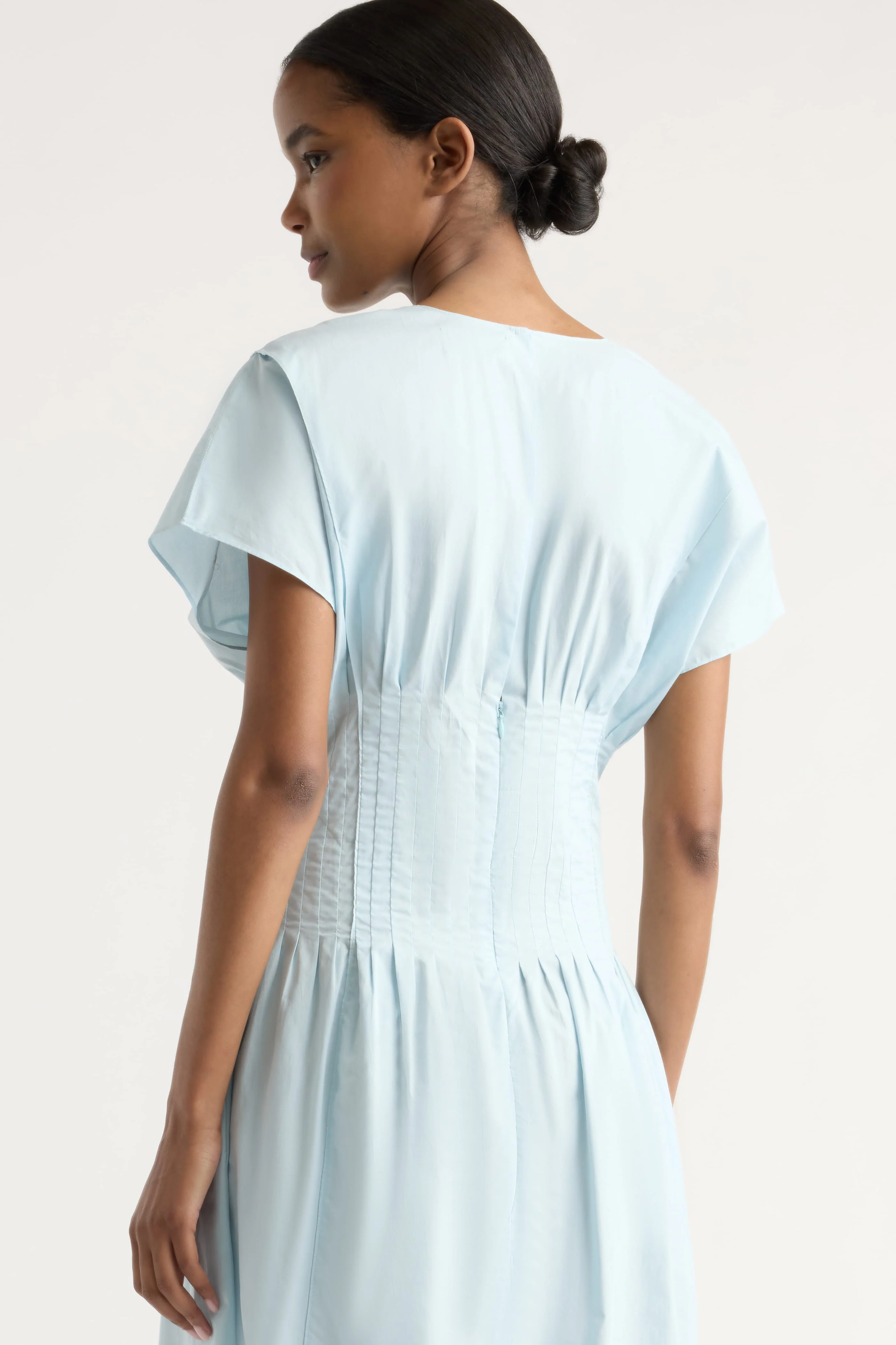 Kai Pleated Blouson Dress - Image 6