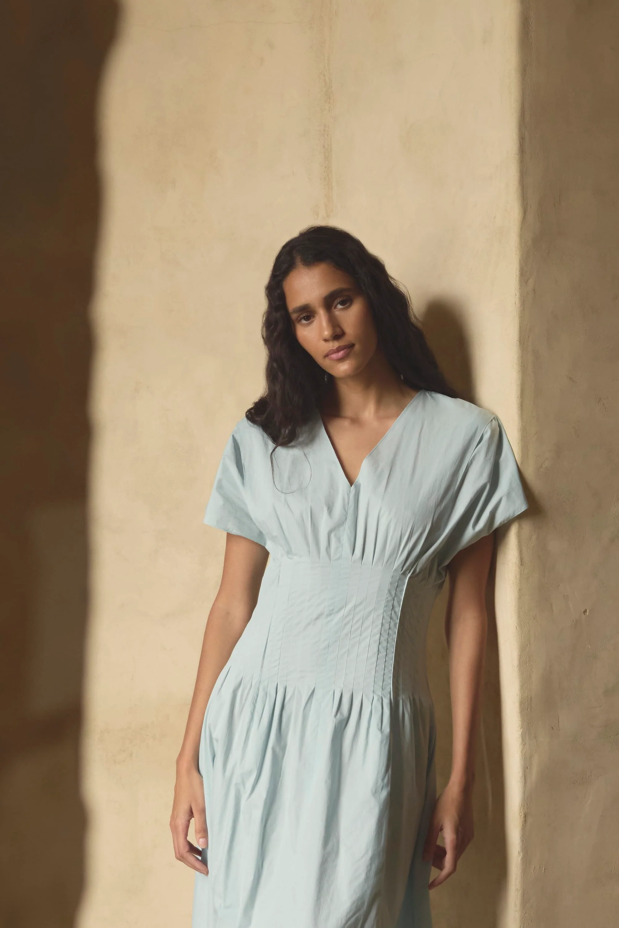 Kai Pleated Blouson Dress - Image 7