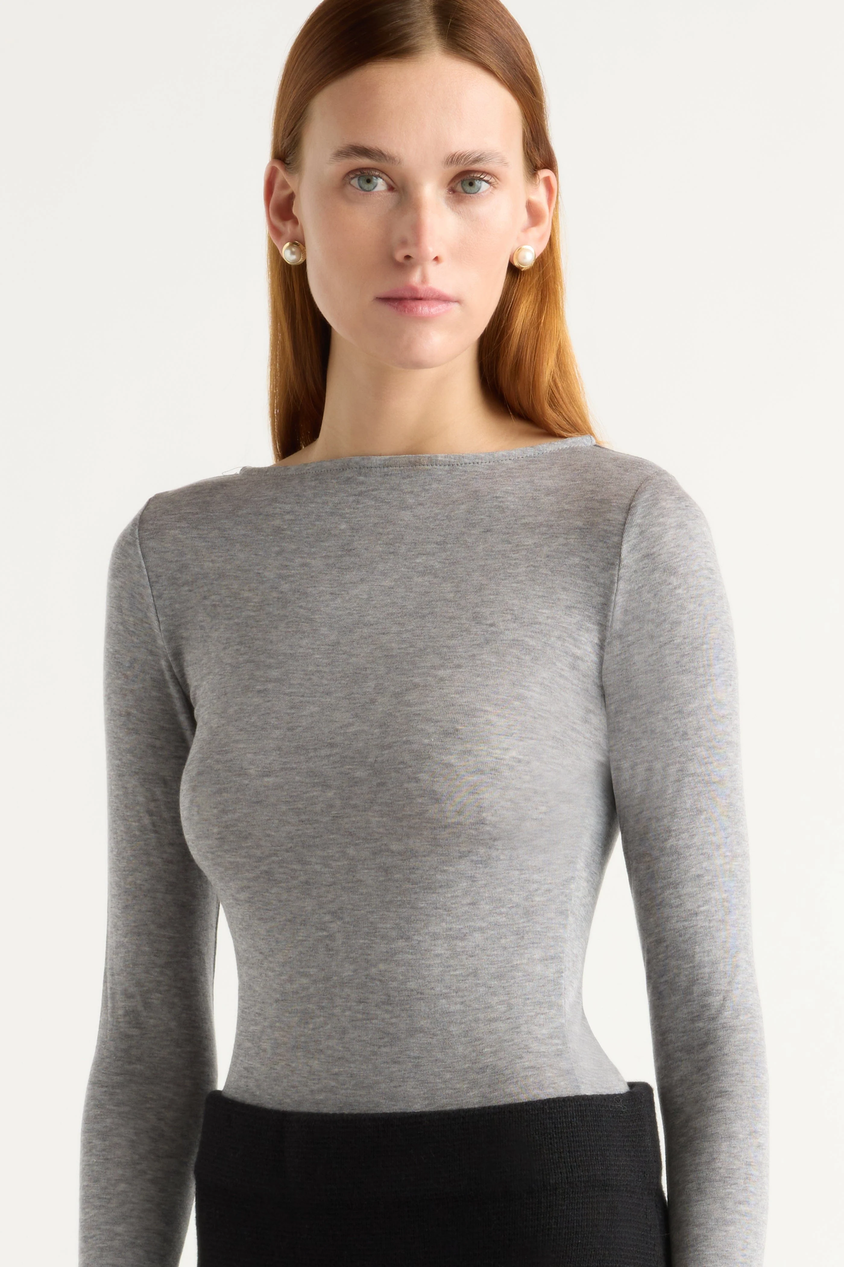 Lana Tencel-Wool Semi-Sheer Tee - Image 4